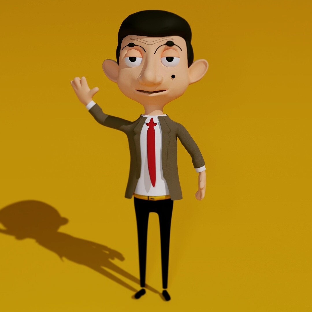 ArtStation - Mr Bean 3D Character