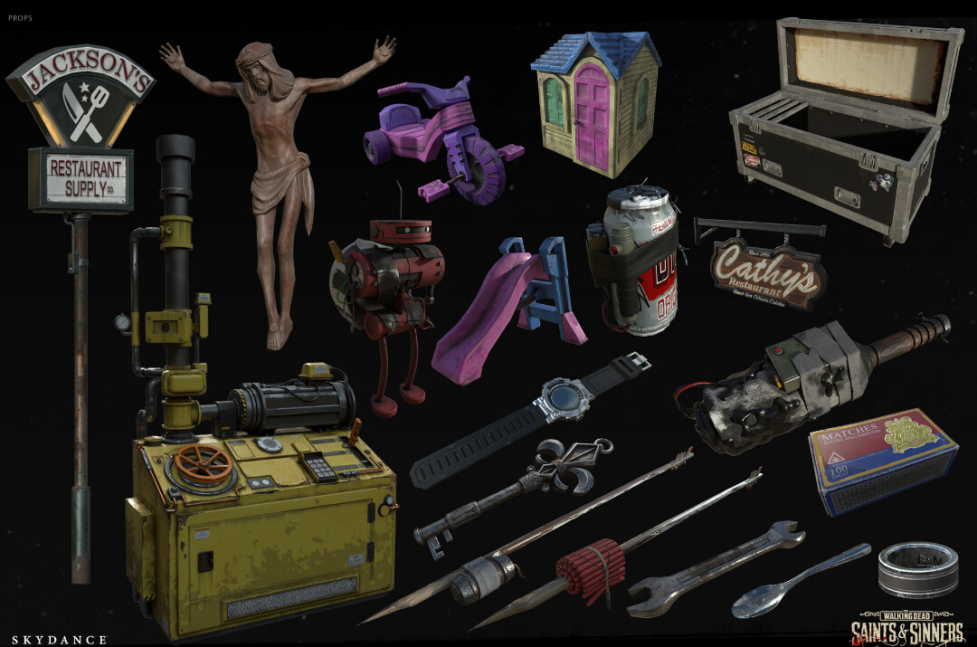 The walking dead saints and sinners чертежи