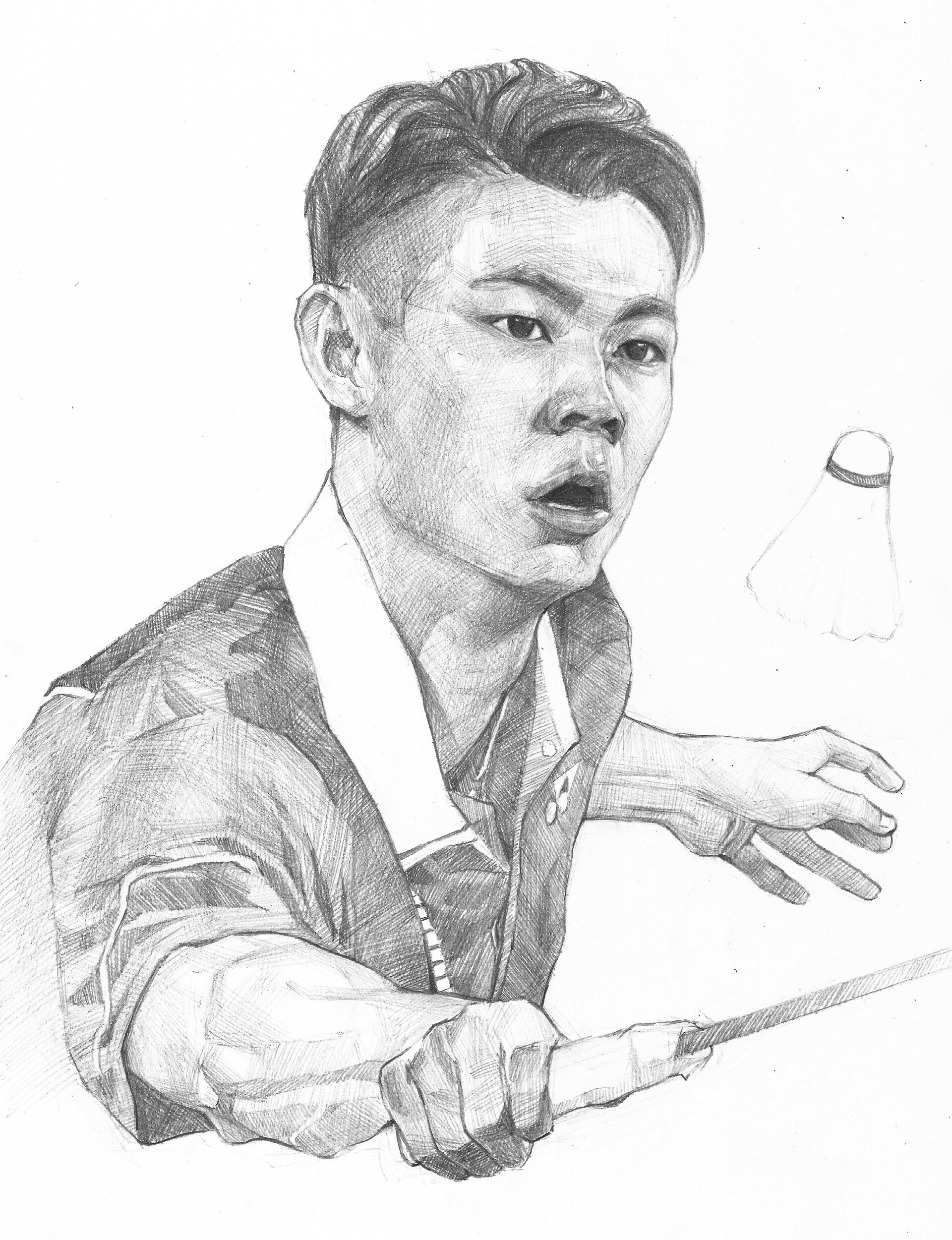 ArtStation - Malaysia Current No.1 Badminton Player-Lee Zii Jia 