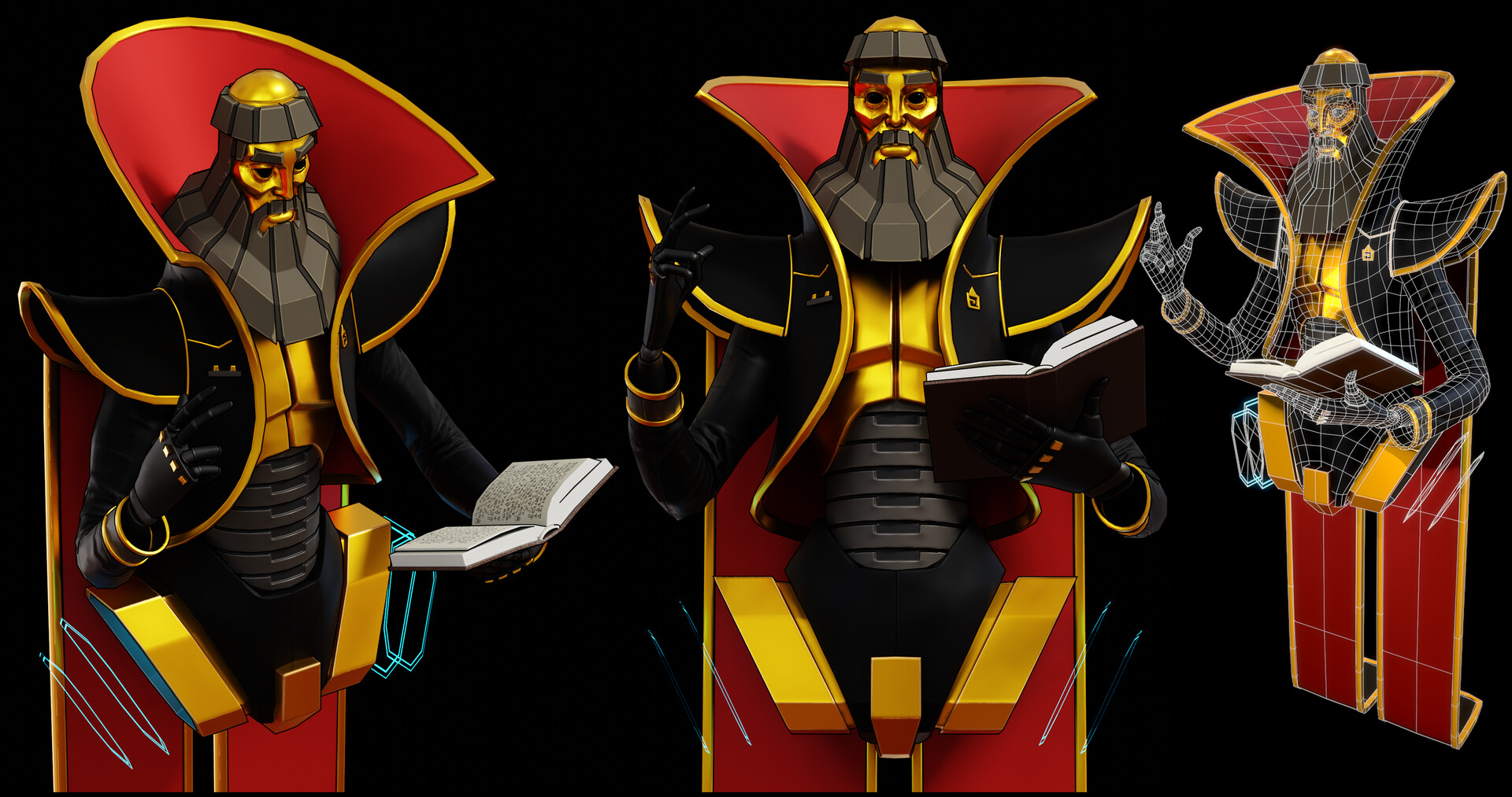 Robot Priest - Realtime Character