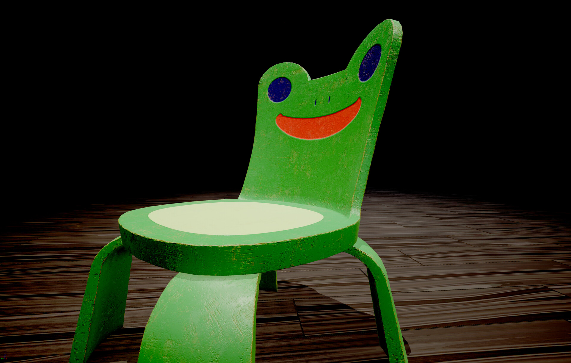 ArtStation ACNH Froggy Chair