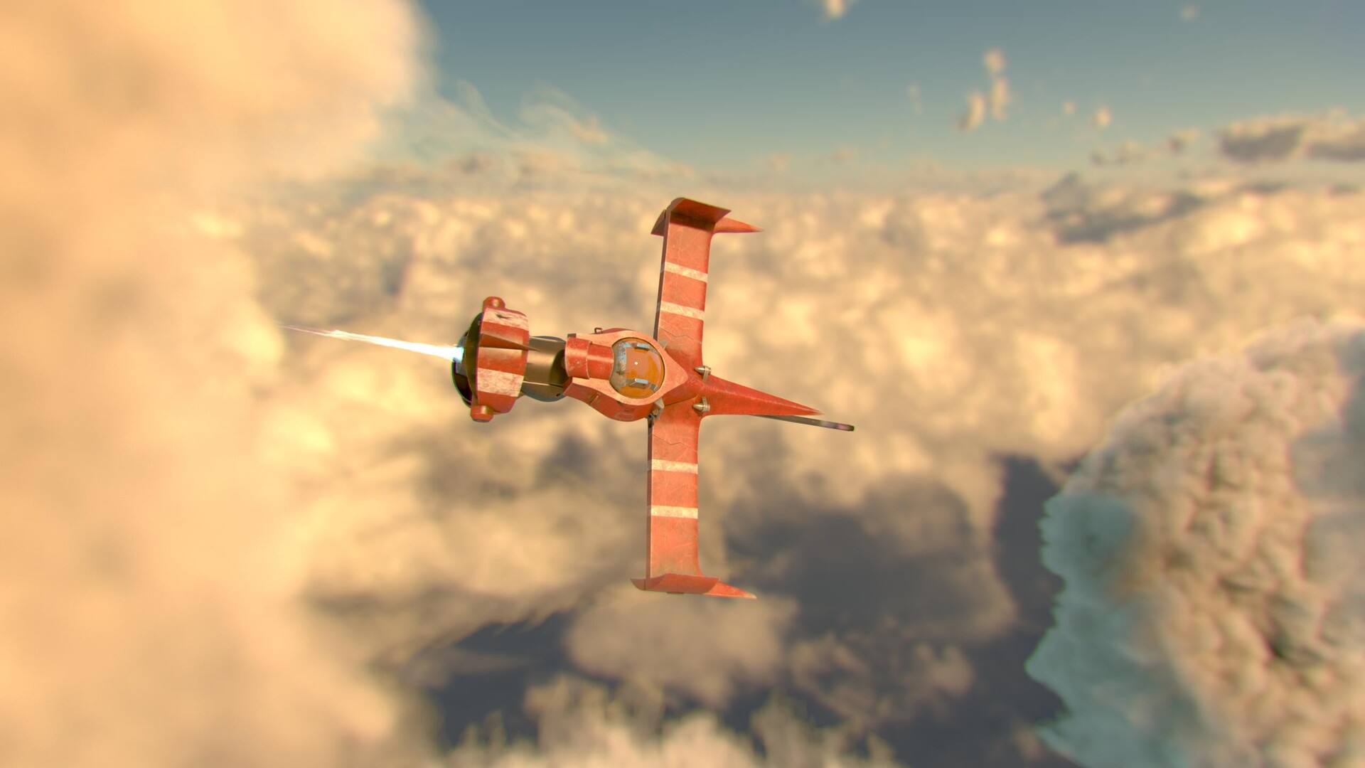 ArtStation - Cowboy Bebop Swordfish II - Flight effects animation