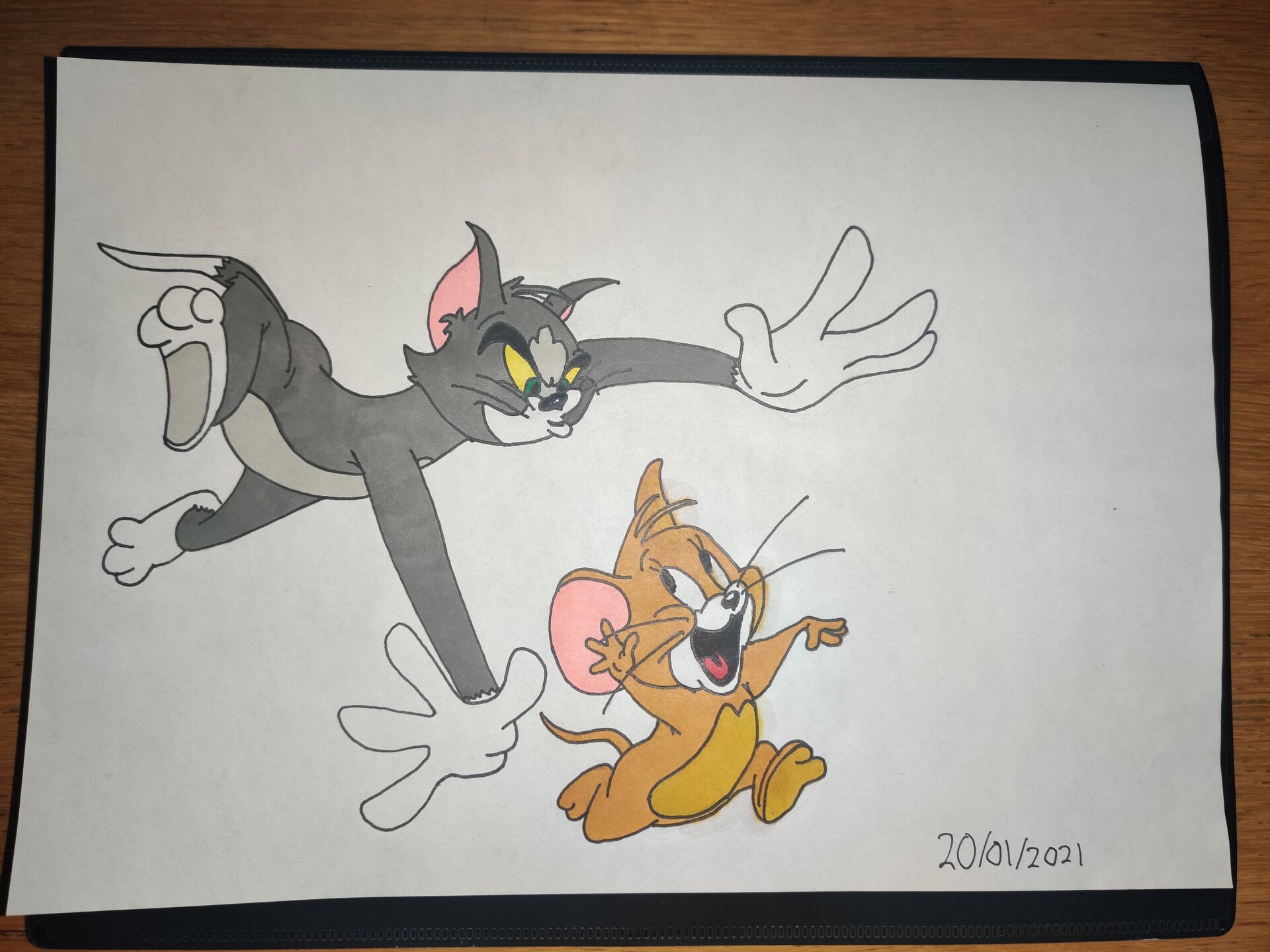 How to Draw Jerry the Mouse (Tom and Jerry) Step by Step |  DrawingTutorials101.com