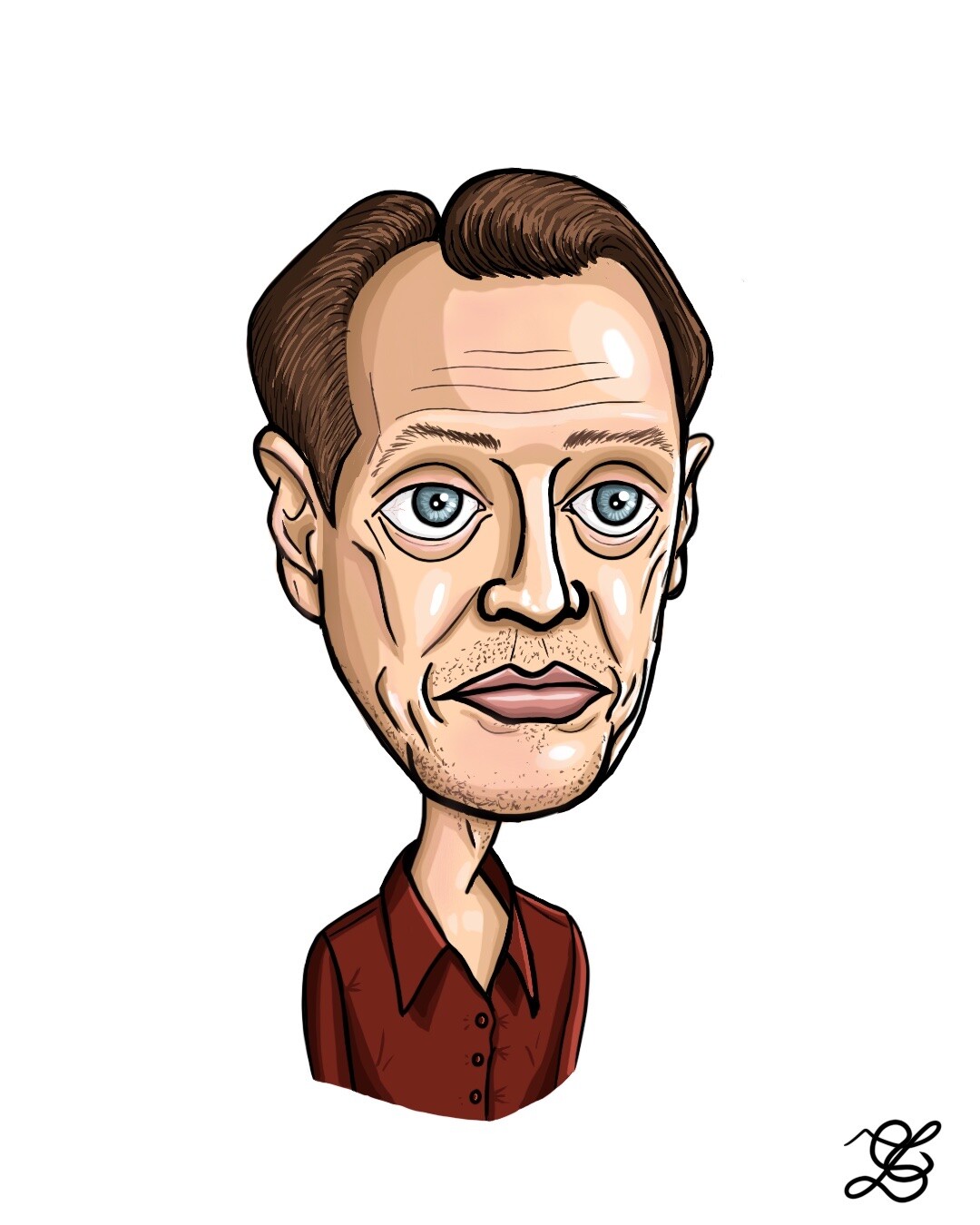 Zobov George Caricature of Steve Buscemi