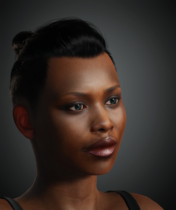 I started with an image from generated photos to create the face of the character using headshot. I then began to adjust the face to give it a different look.