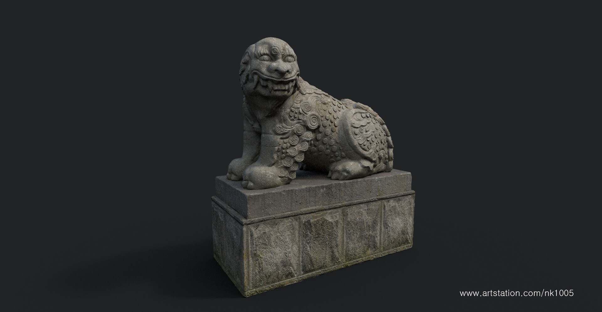ArtStation - haetae statue