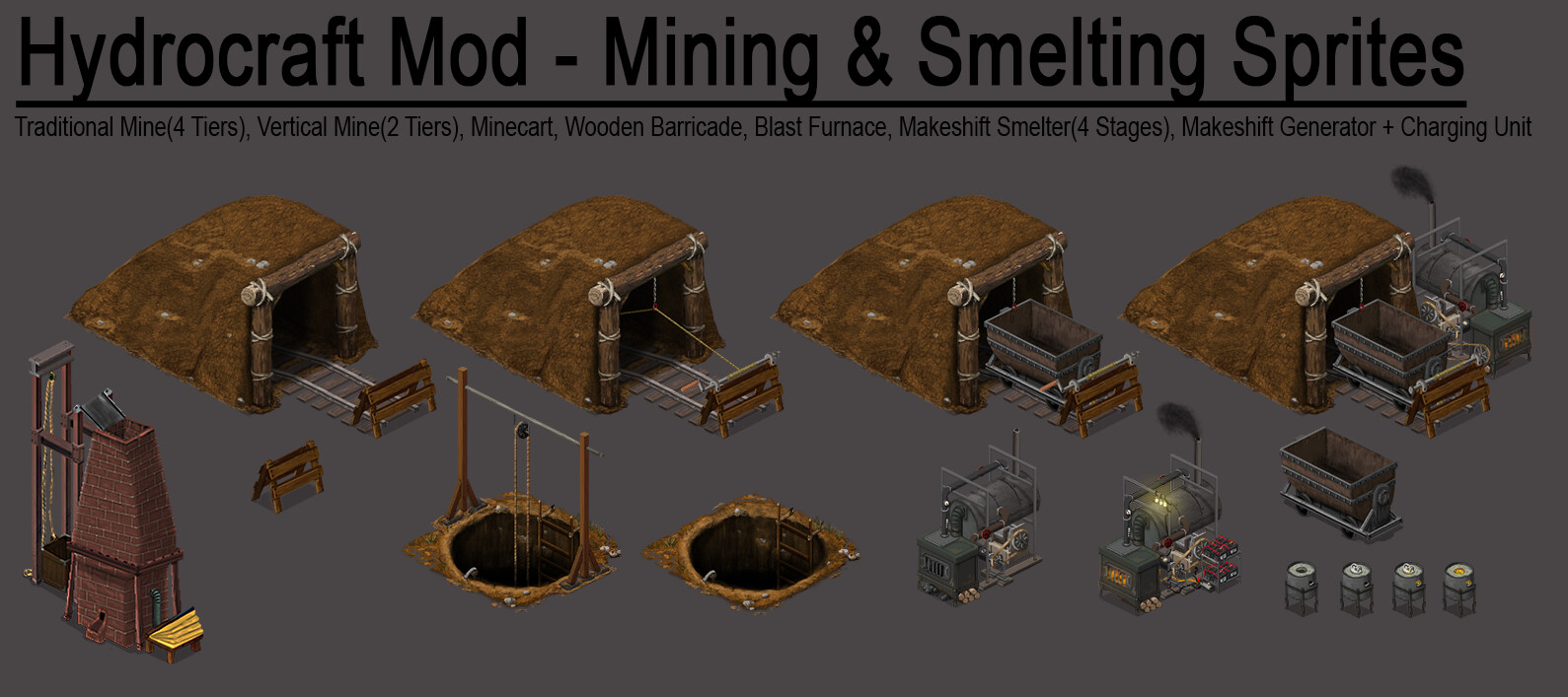 Valentine Surnin Hydrocraft (Project Zomboid Mod) Sprites