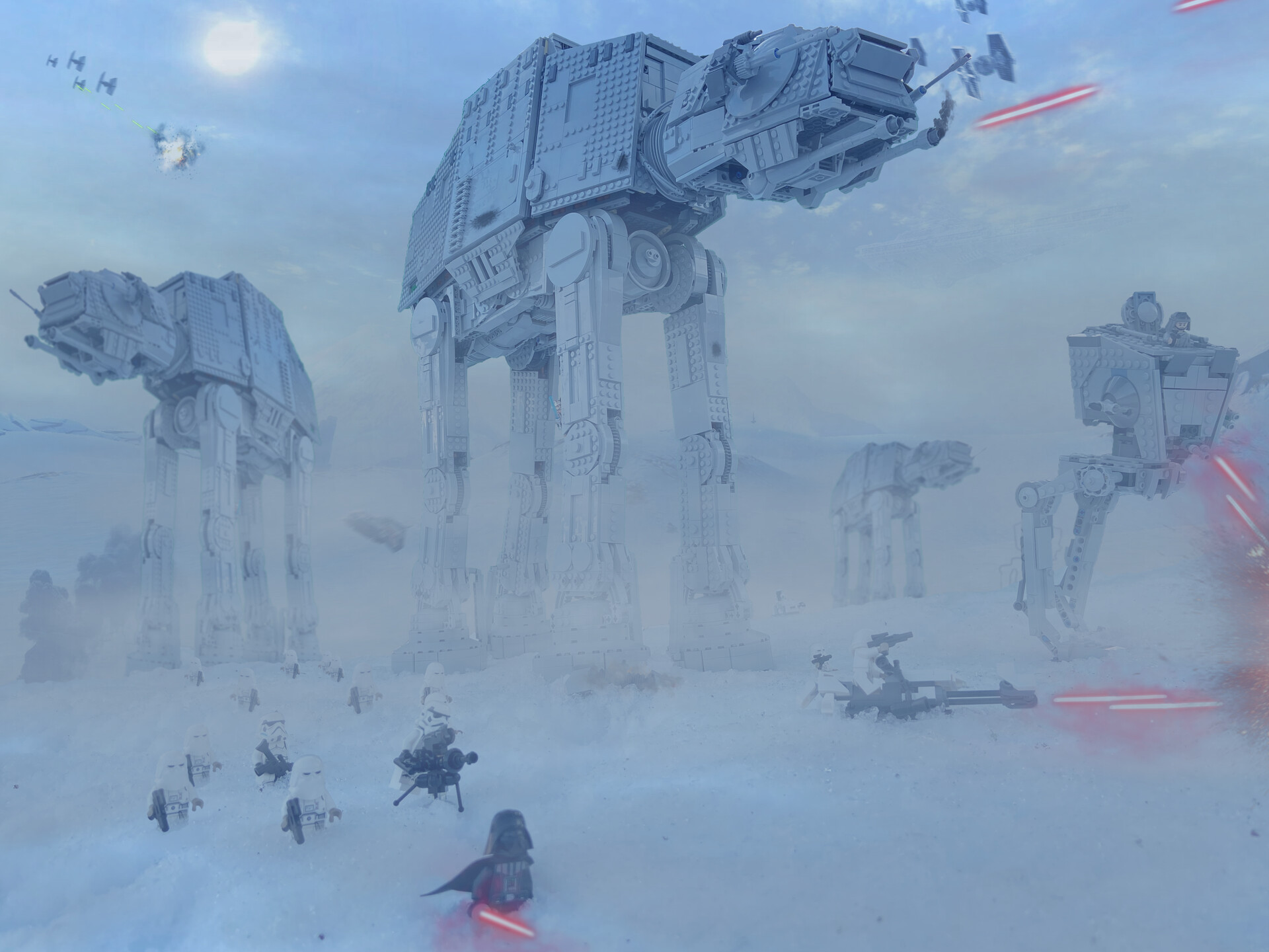 ArtStation - The Battle of Hoth - LEGO EDITION