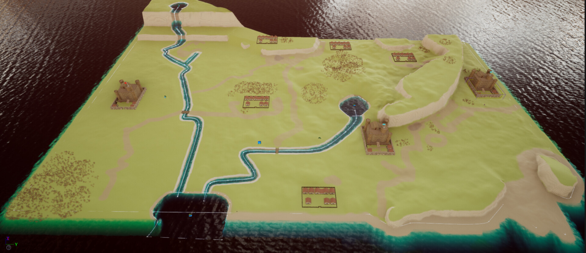 ArtStation Fire Emblem 4 genealogy of the holy war Prologue map