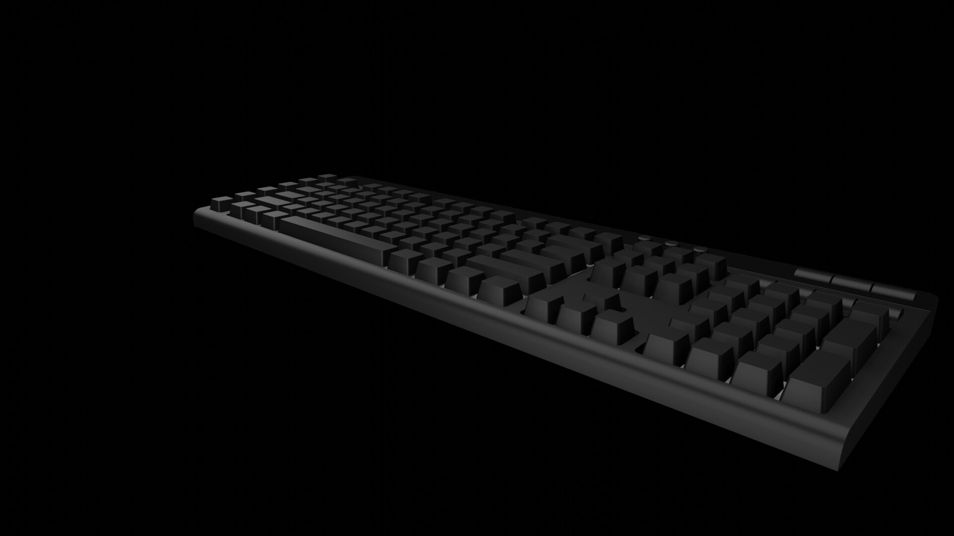 ArtStation Hard Surface Modelling Practice 7 Keyboard