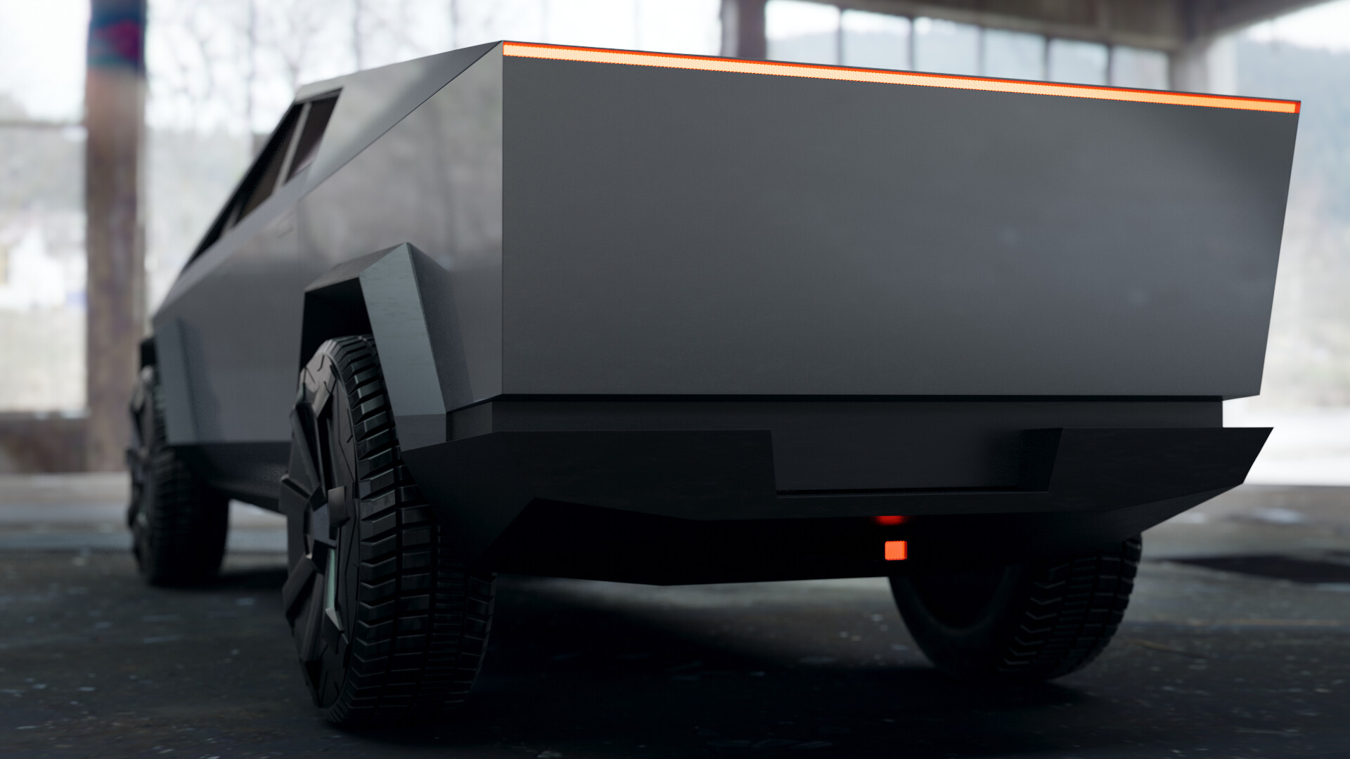 ArtStation - Tesla Cybertruck