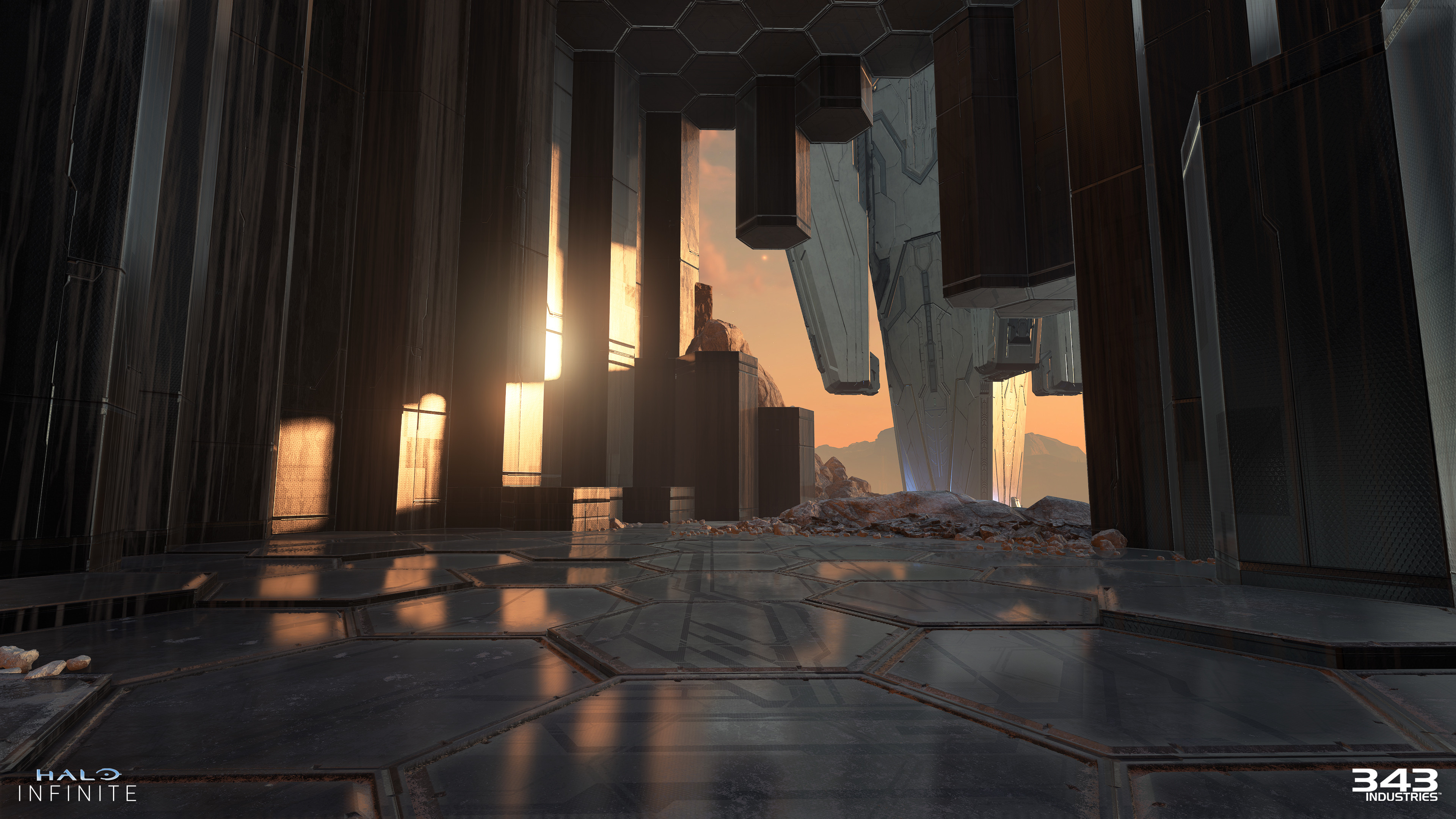With the forerunner metal being so prominent, it meant quite a lot of cubemaps were utilized throughout these environments.