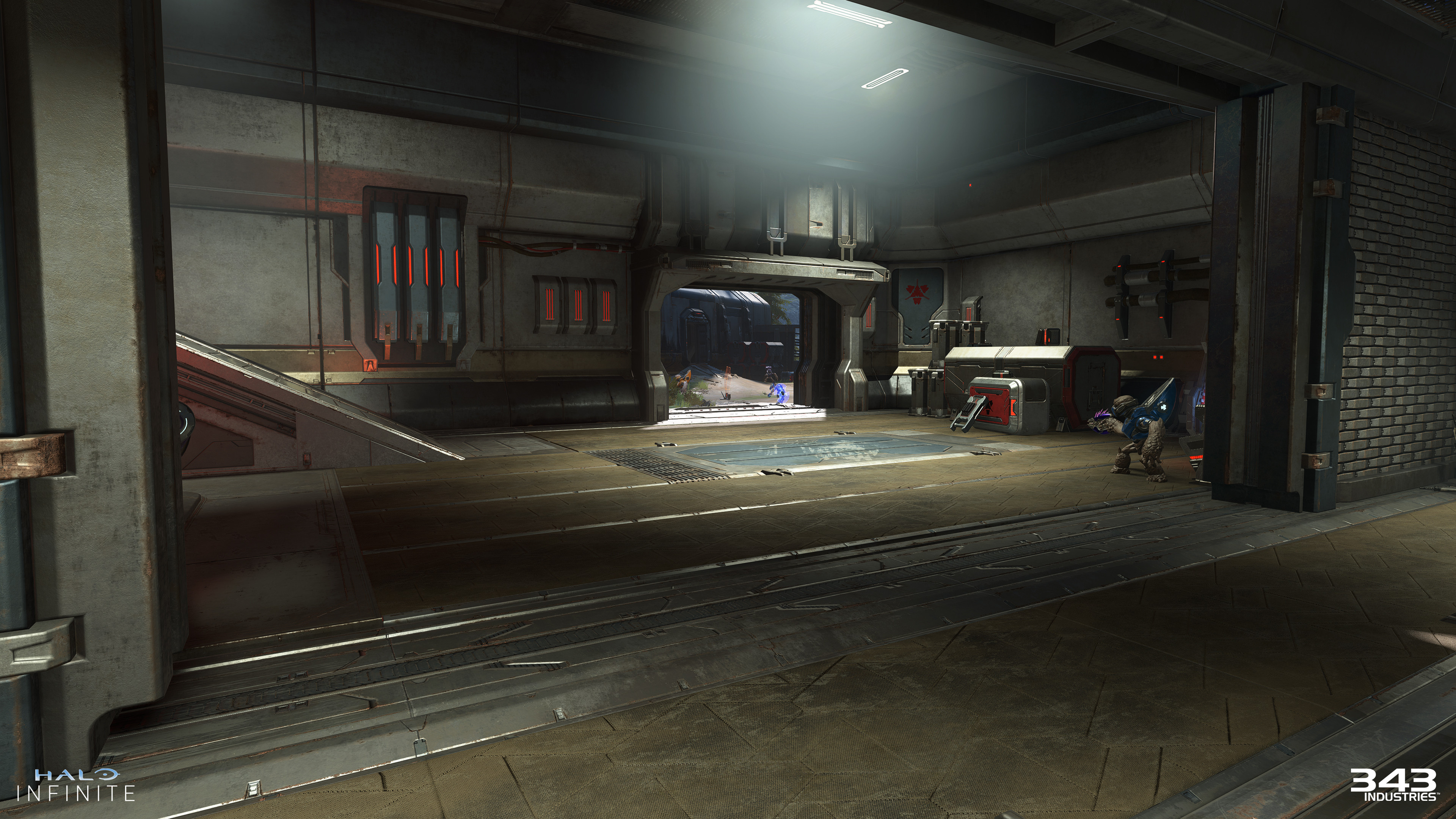 The smaller banished droppod bases all utilized locally placed cubemaps throughout not only this outpost, but the rest of the outposts around Zeta Halo.