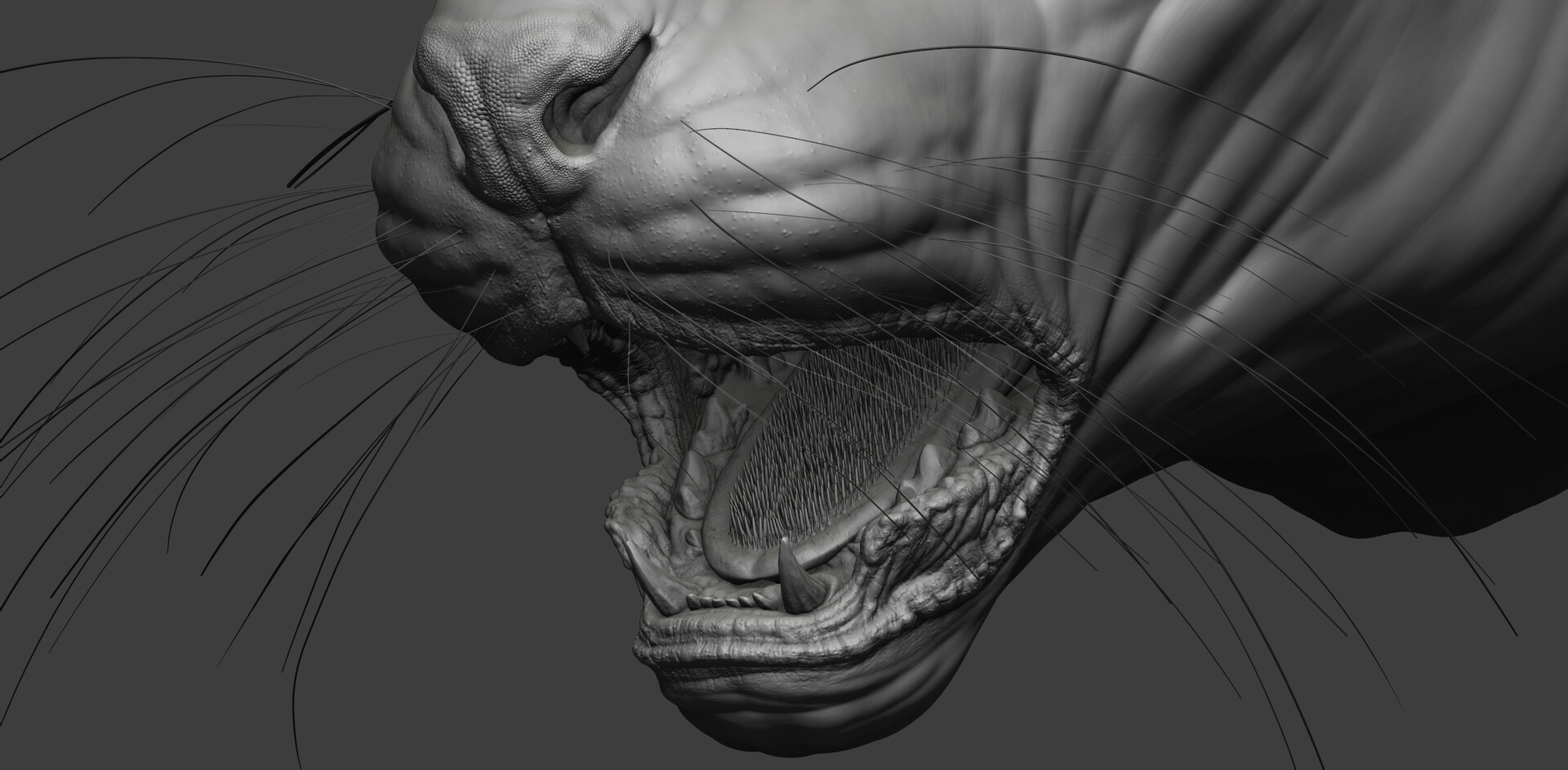 ArtStation Fully Detailed African Golden Cat for 3d Artists