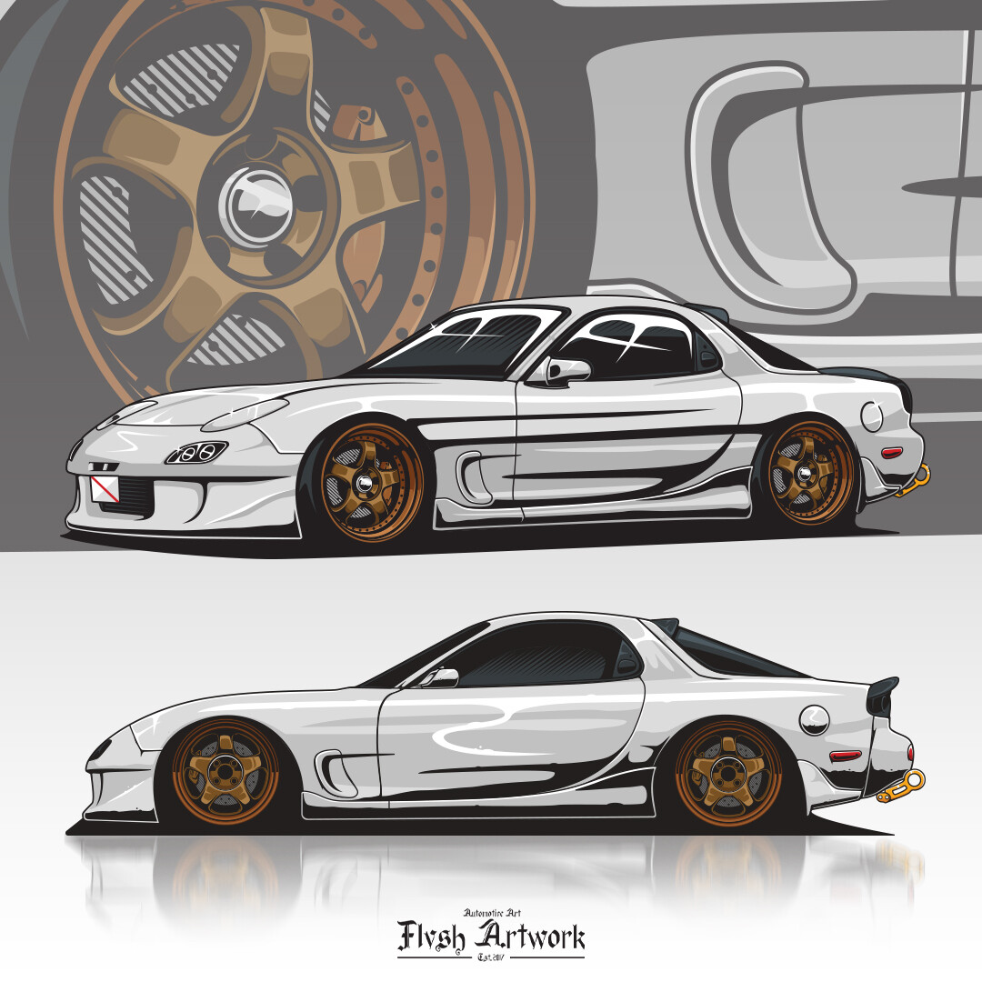 ArtStation - White Rx7