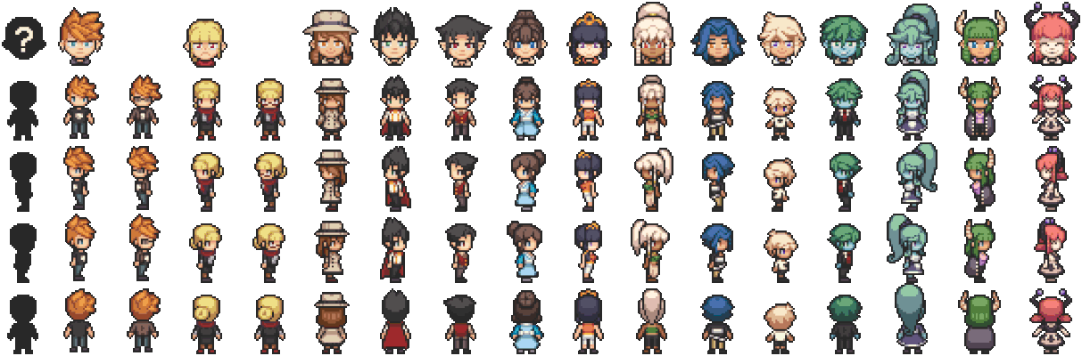 Character sprites