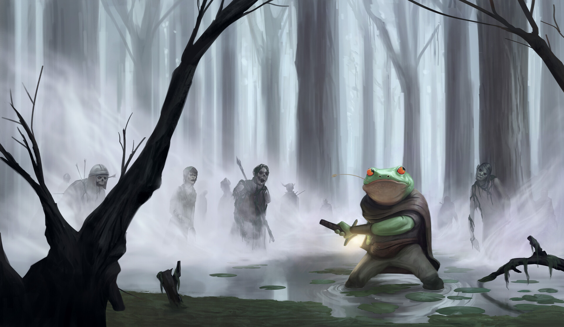 frog warrior - ArtStation