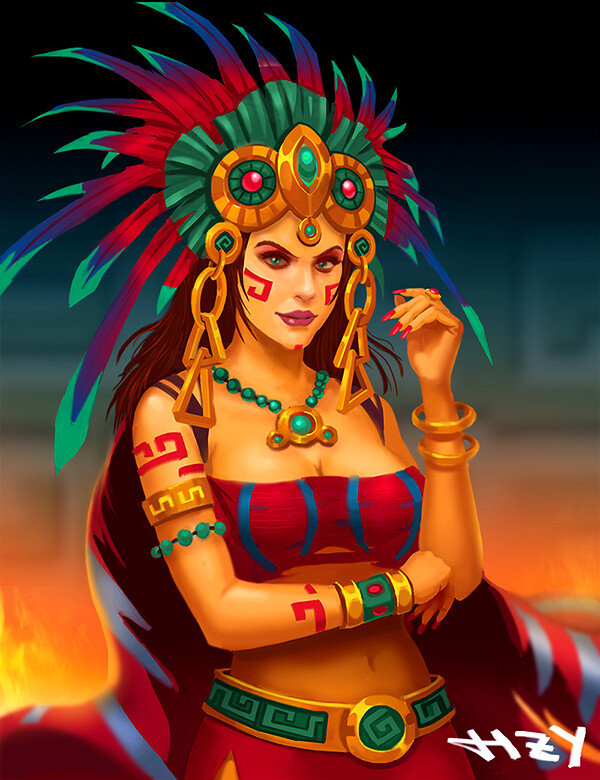 Artstation Mayan Queen