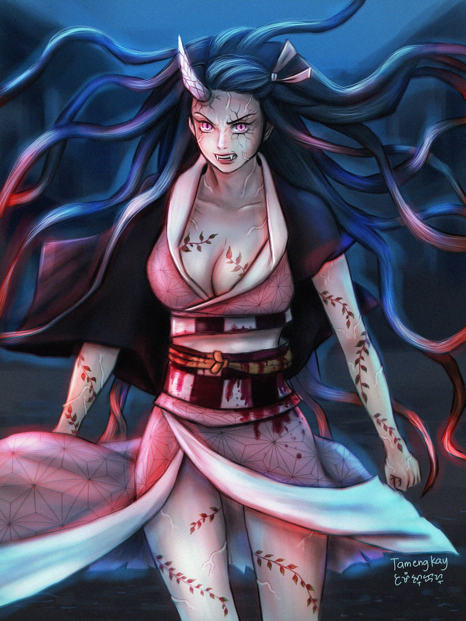 ArtStation Nezuko Demon form