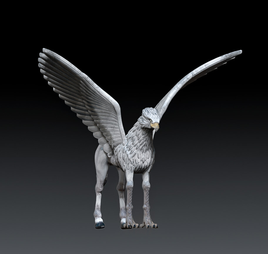 ArtStation - Buckbeak (Harry Potter) for 3d printing