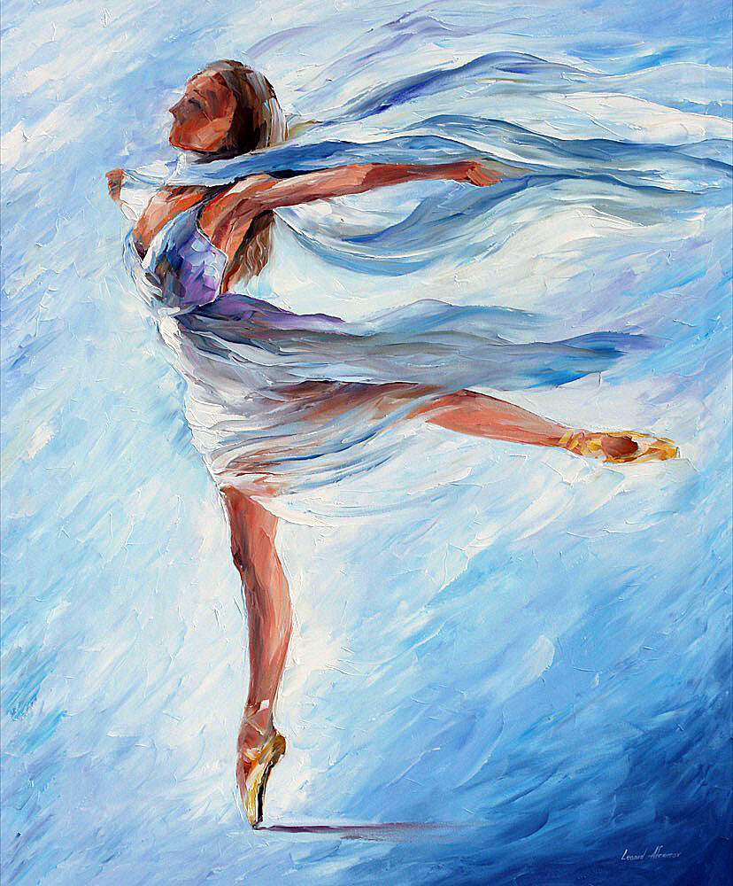 ArtStation - THE SKY DANCE — oil painting on canvas