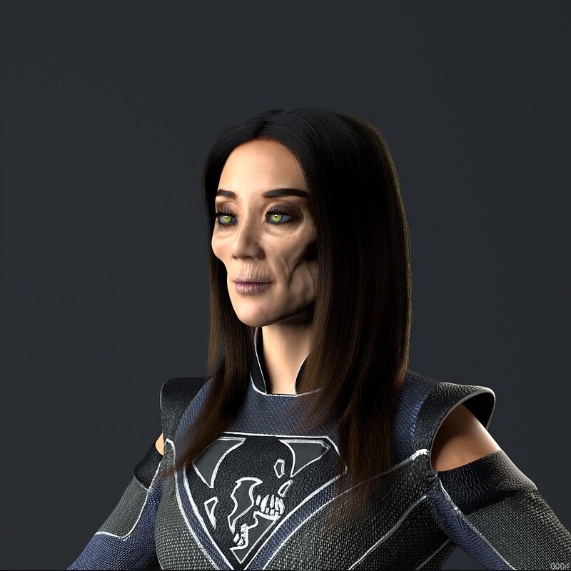 Pestilence Sunken Face from Supergirl