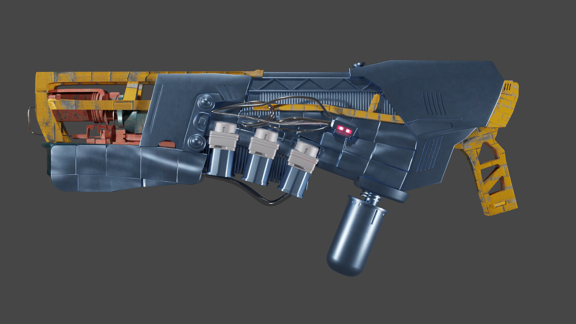 ArtStation laser gun game asset