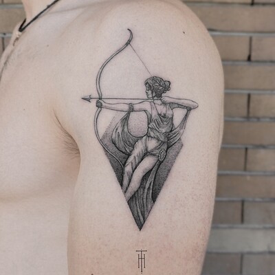 bow and arrow tattoo  design ideas and meaning  WithTattocom
