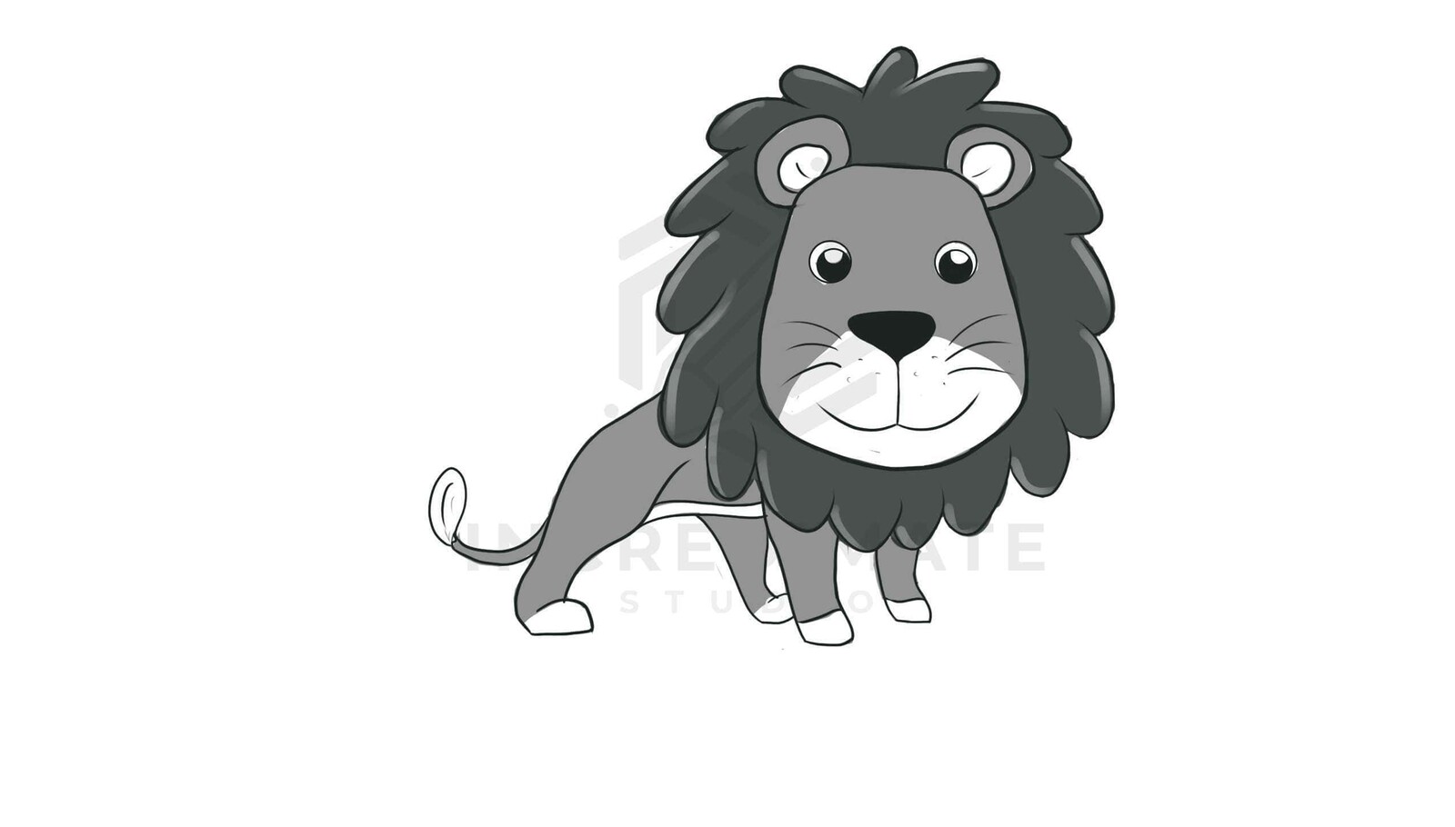 2D Lion Design | Incredimate