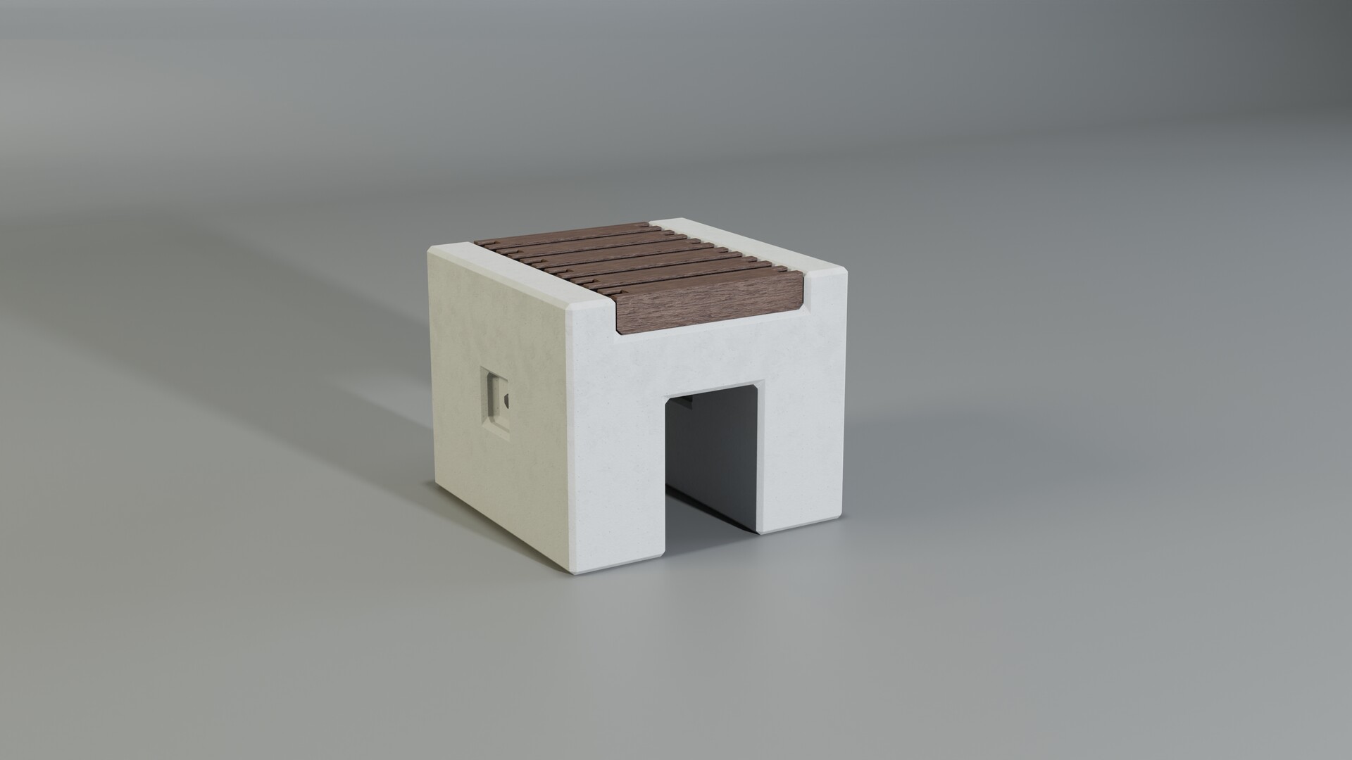 ArtStation - Concrete Bench - Type 3A short