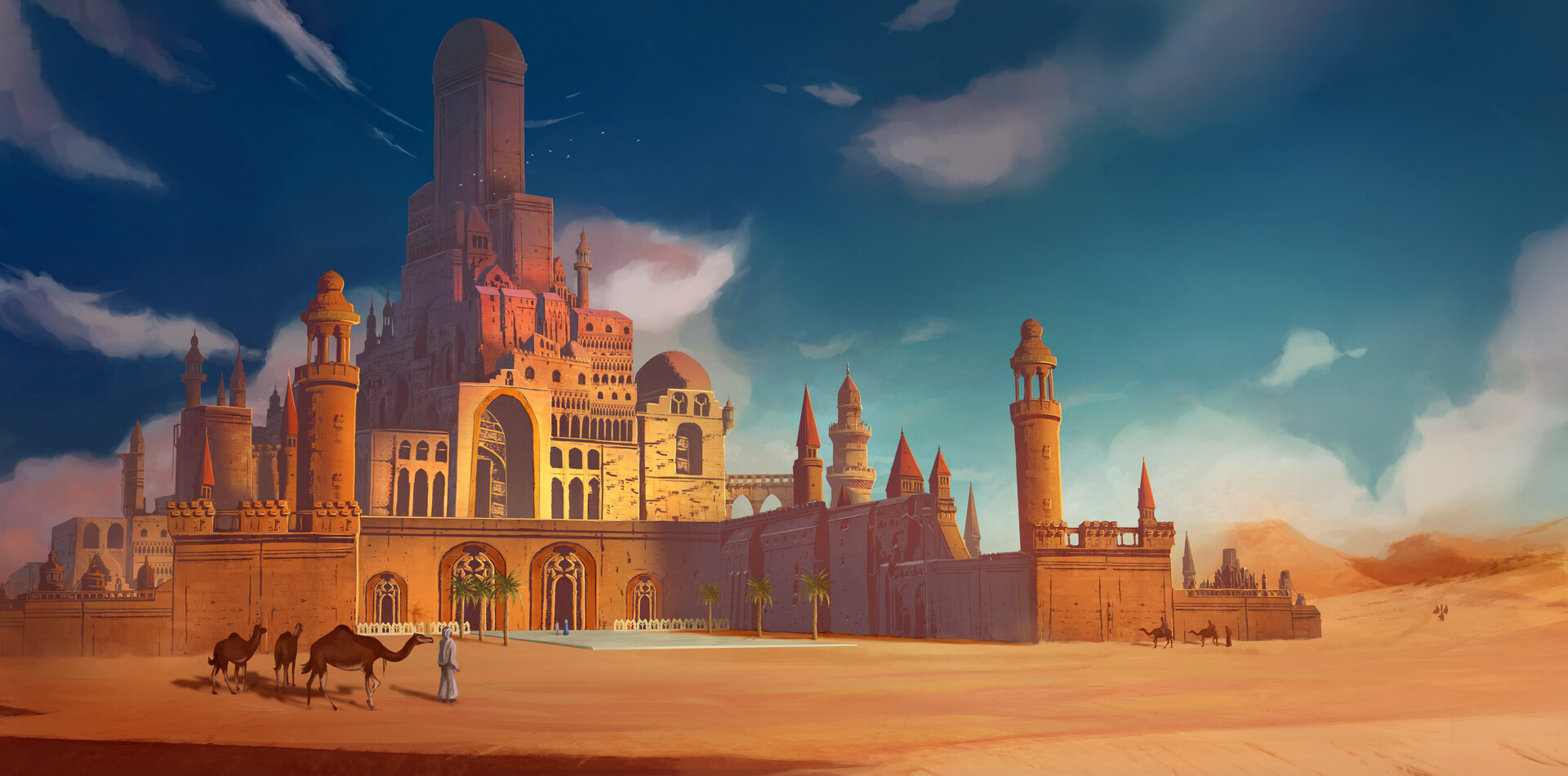 ArtStation Desert castle