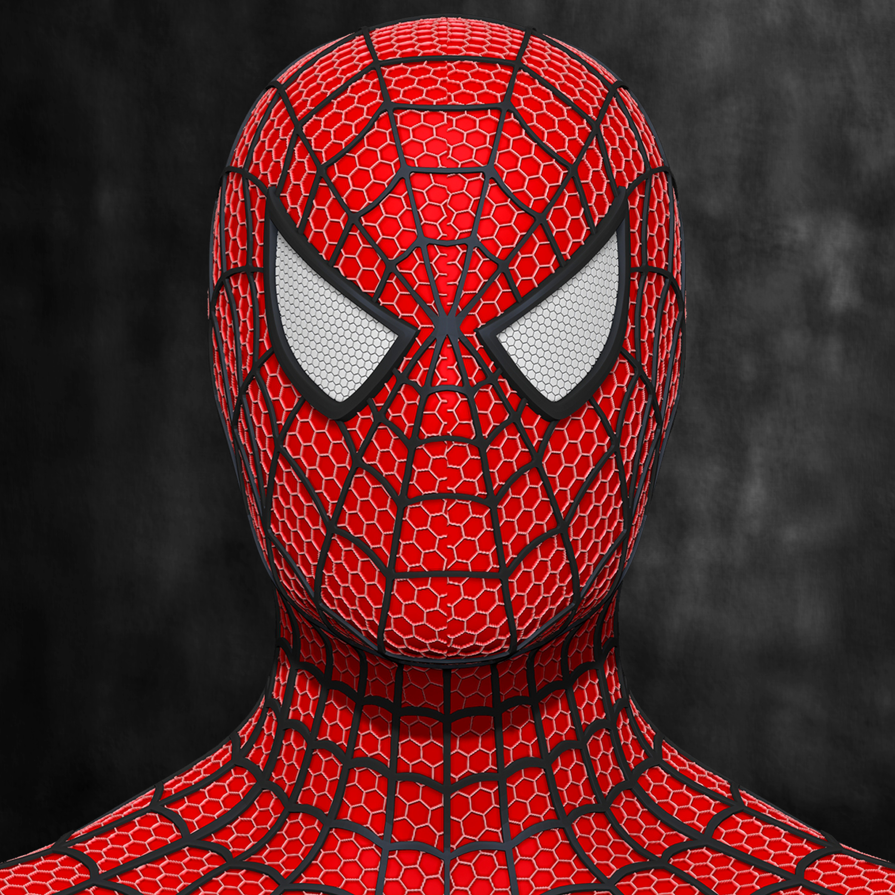 Spiderman Basemesh 3D Model sculpted by Yacine BRINIS 002