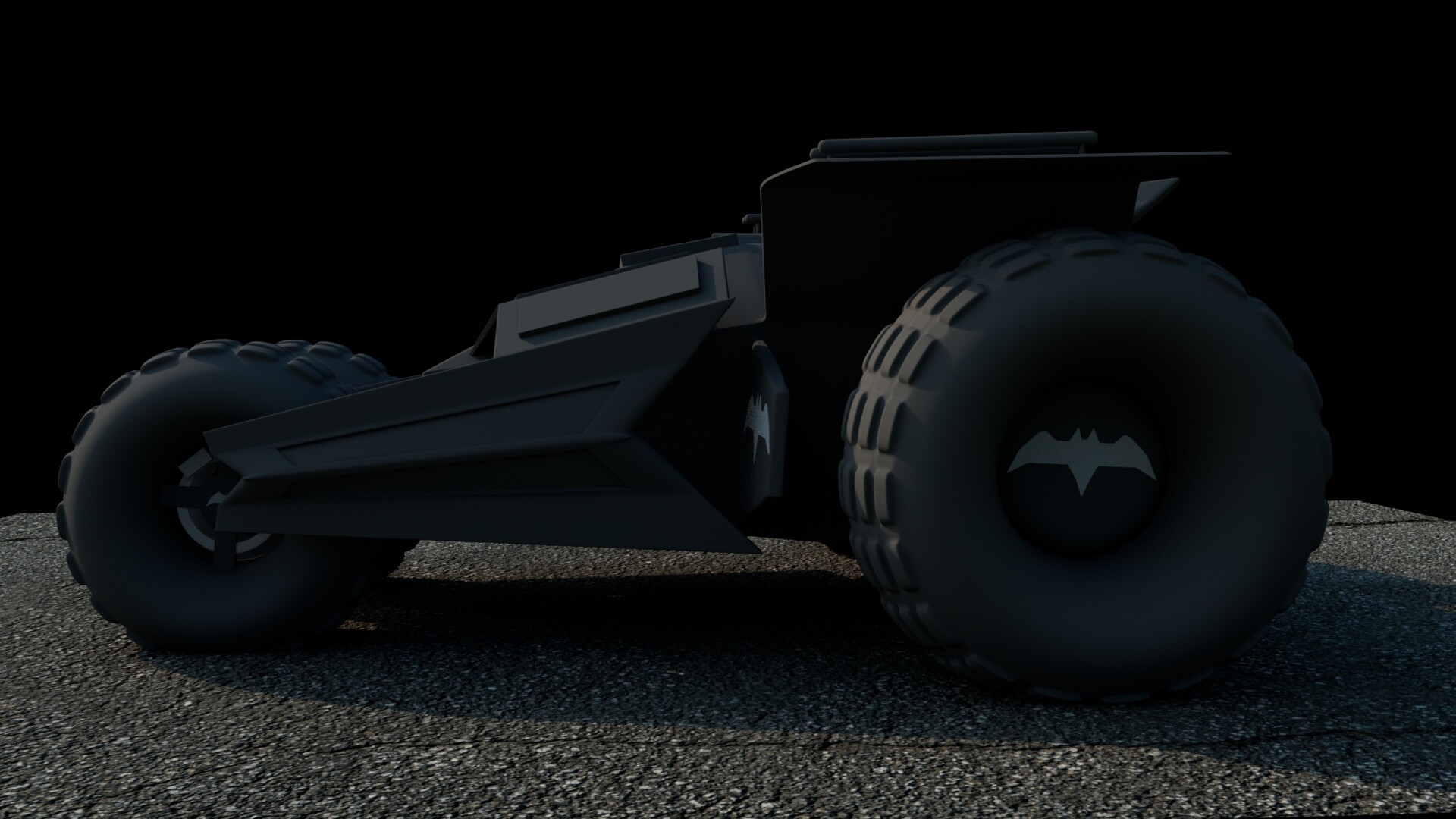 ArtStation 3D MODELING Batman Car