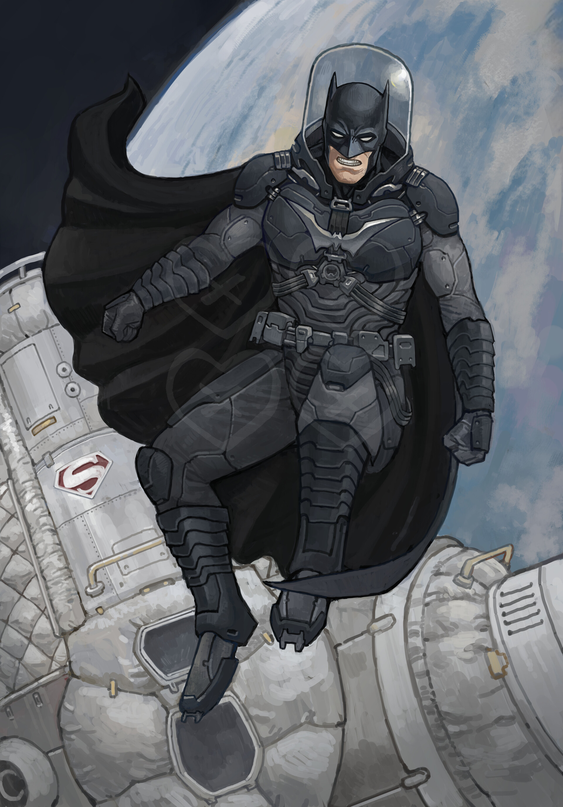 Metal Pie SPACE BATMAN commision