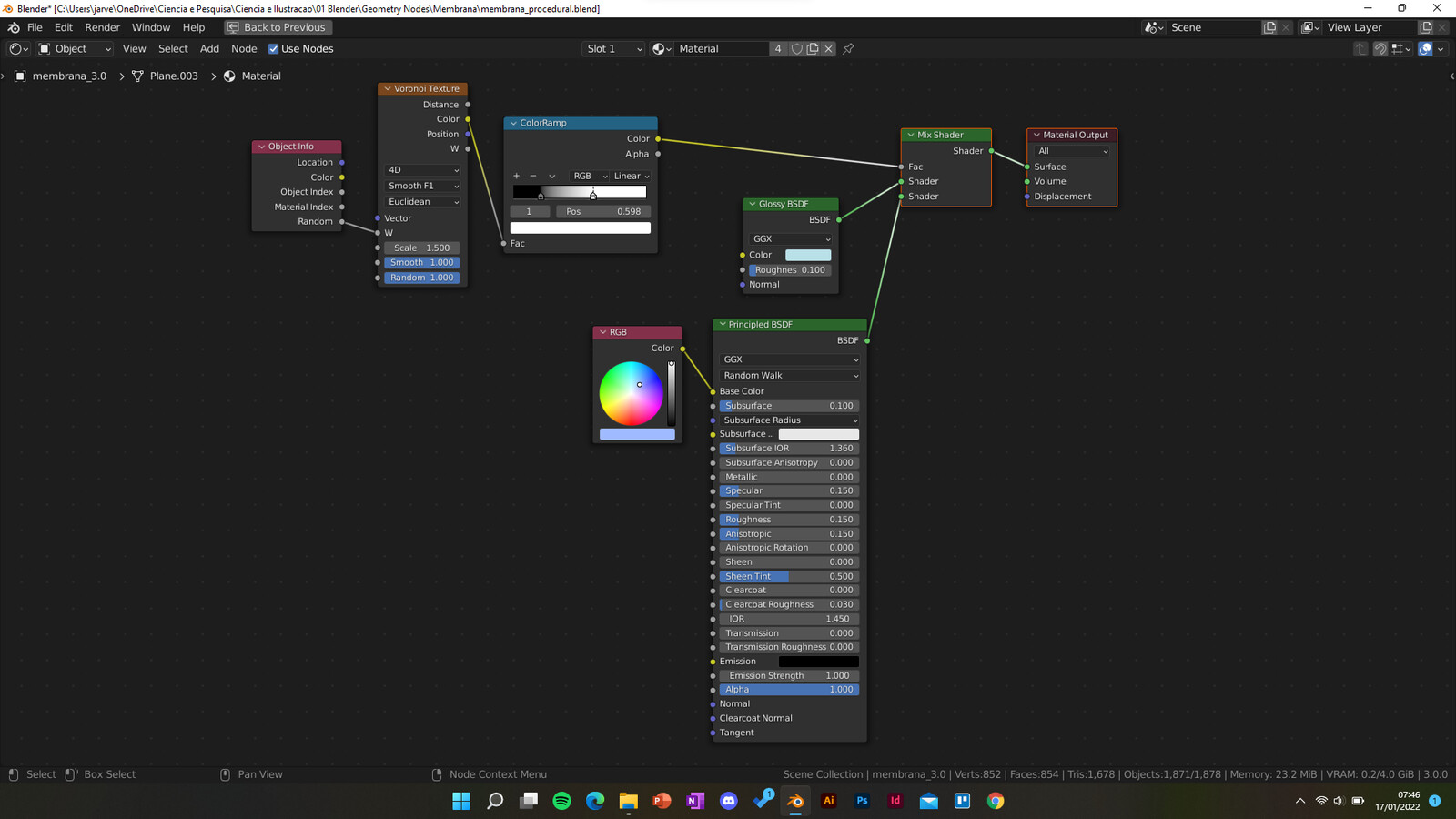 Shaders nodes