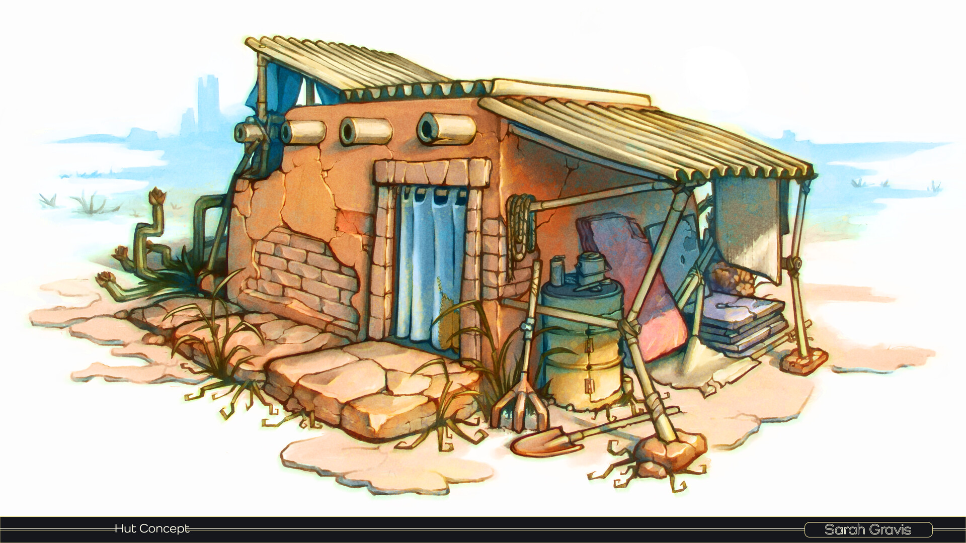ArtStation Hut Concept Exterior