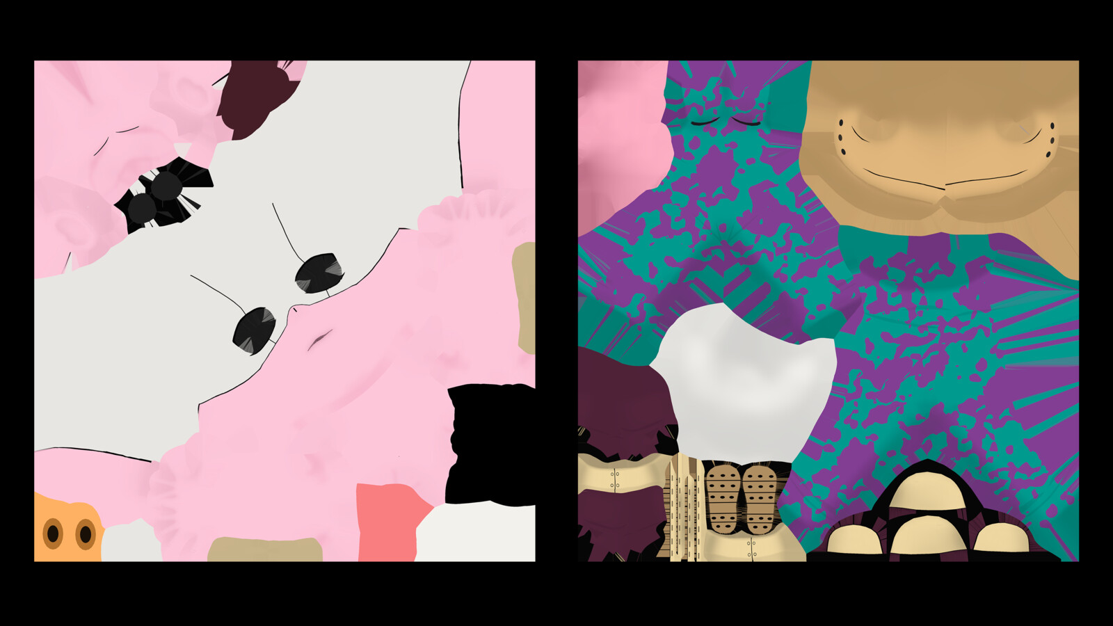 2 textures sets