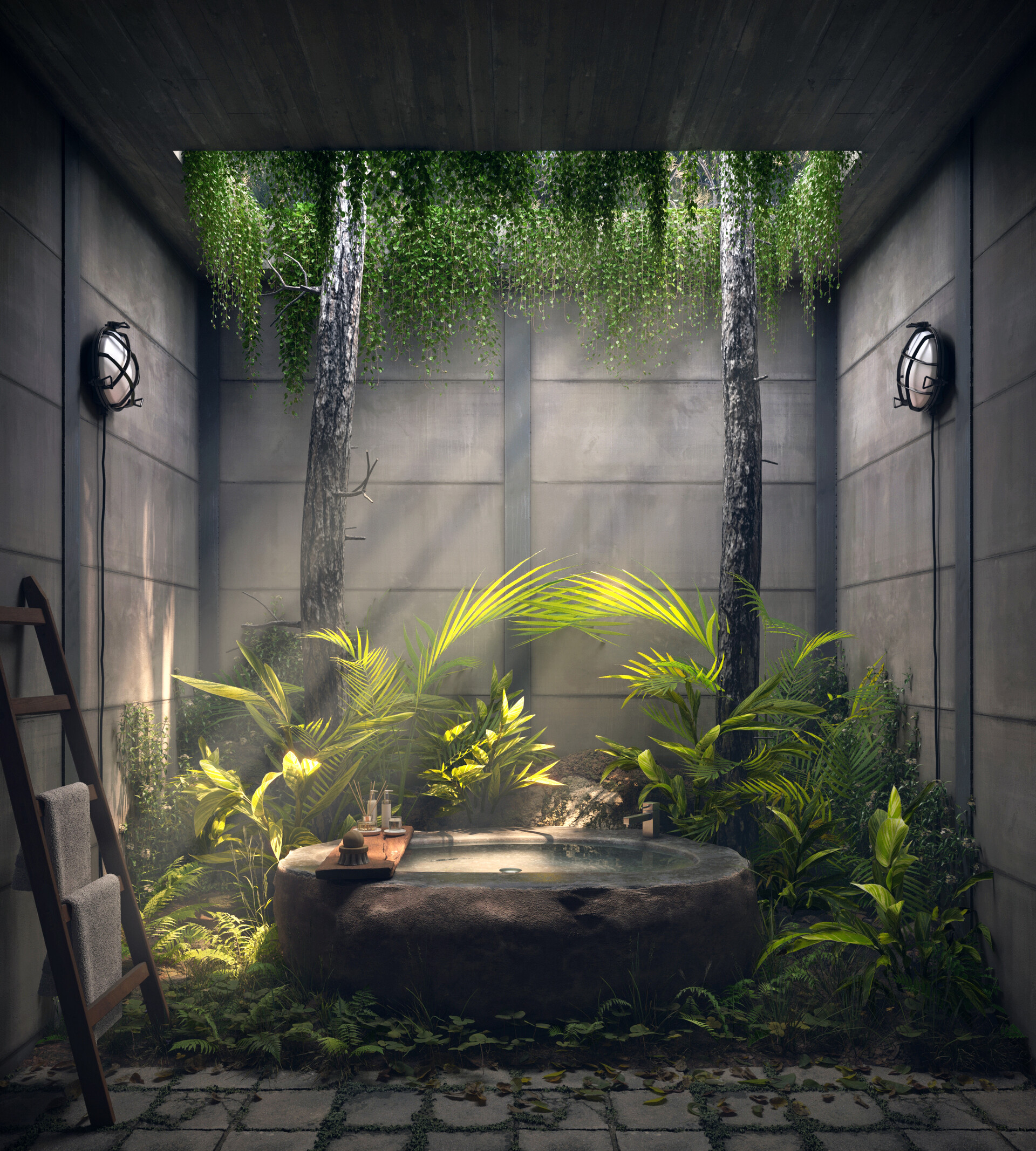 ArtStation Forest Bath
