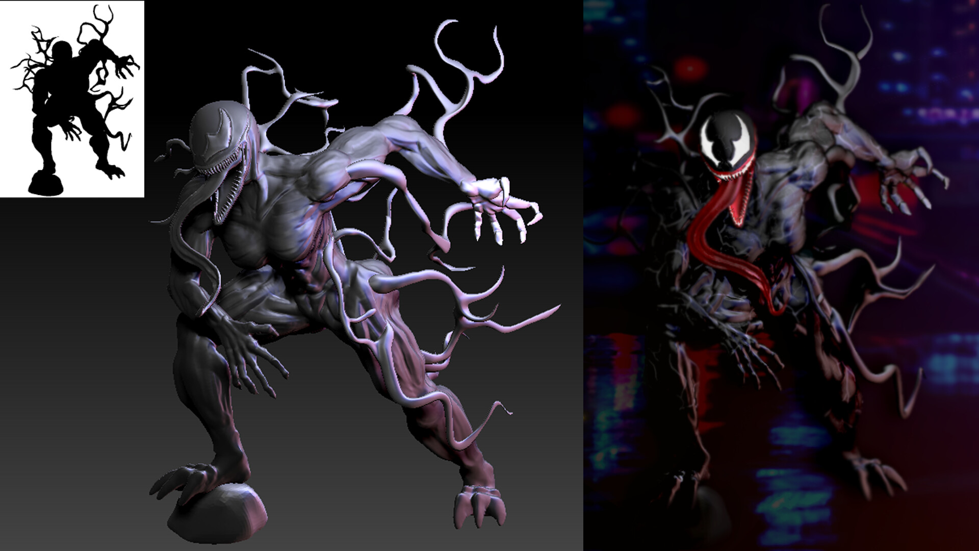 ArtStation - Venom Woman 3D
