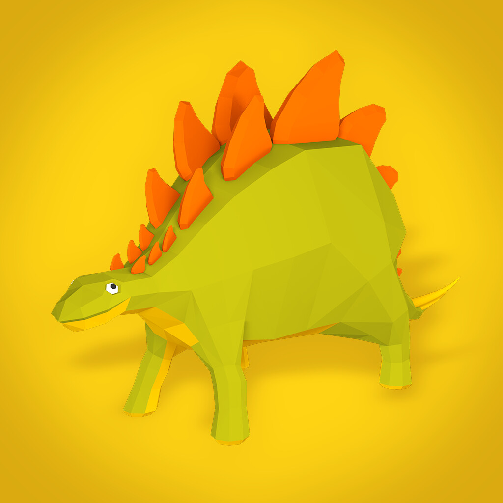 Stegosaurus Closeup