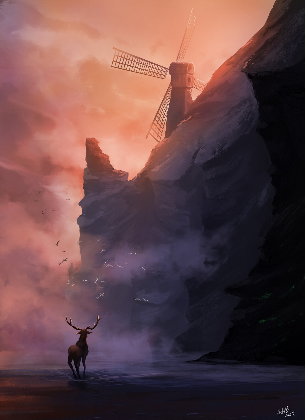 William Hatch Low tide