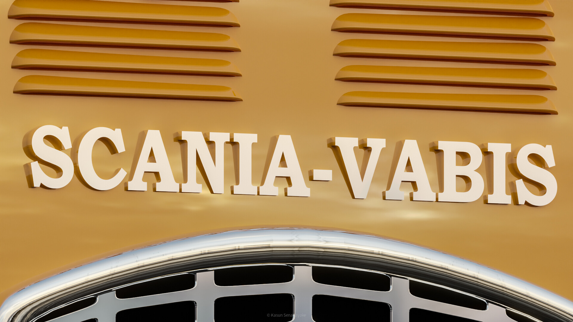 ArtStation - 1963 Scania Vabis LB76, image size:1920x1080