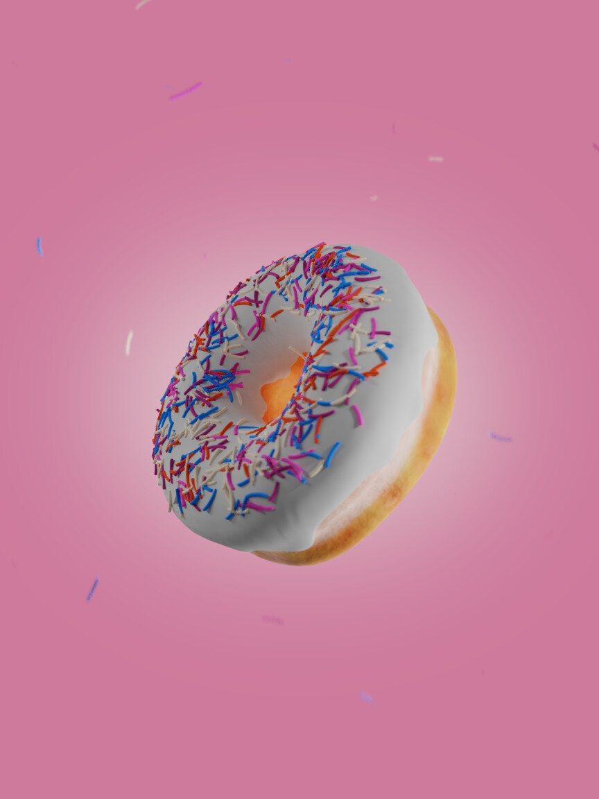 ArtStation - Tasty Donut