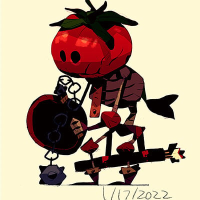 Satoshi matsuura 2021 07 12 tomato skeleton s