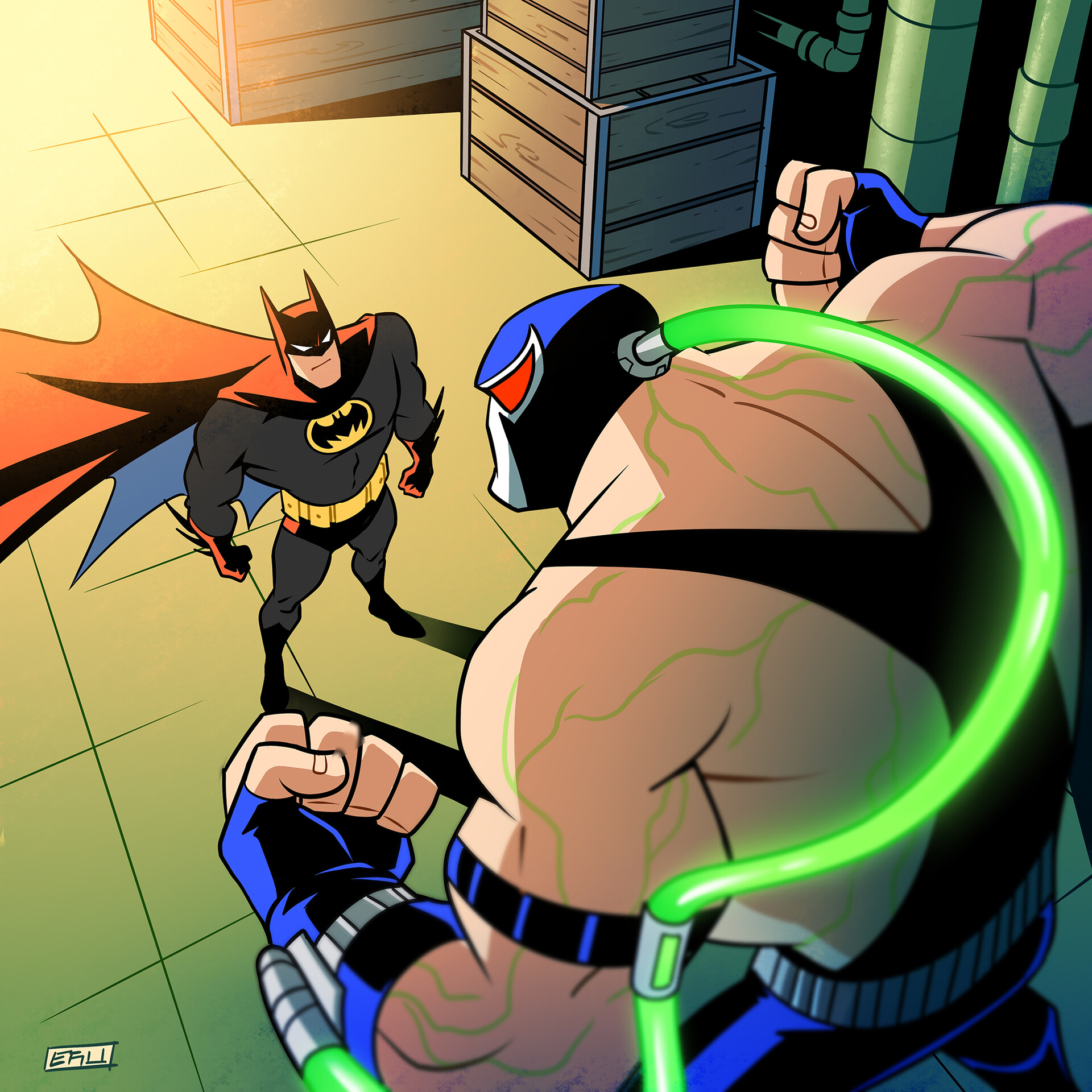 ArtStation - Batman VS Bane