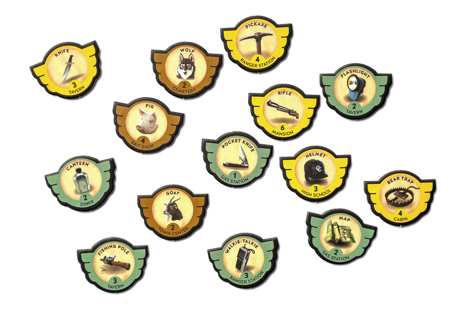 Printed tokens