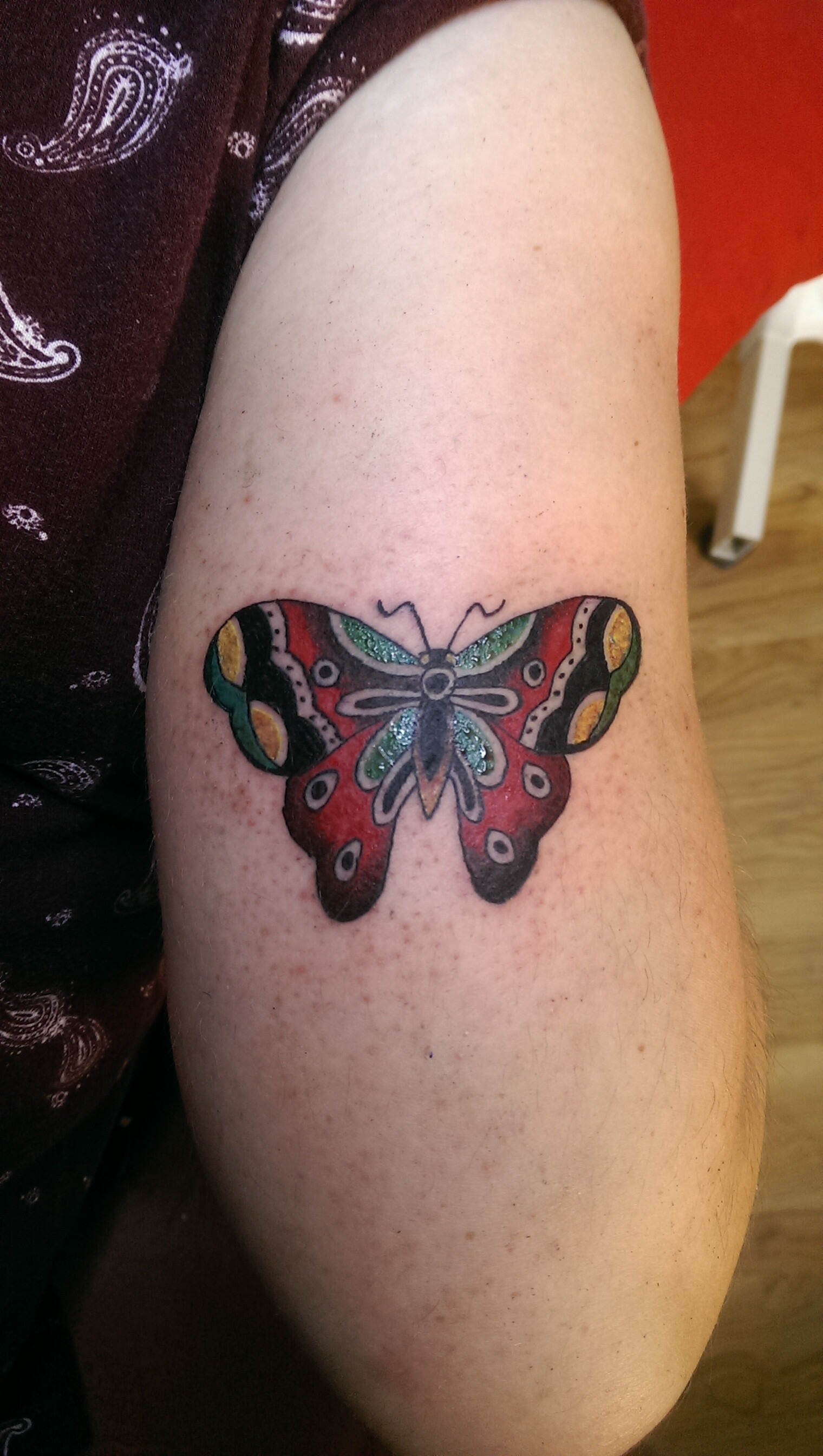 ArtStation - Tattoo Butterfly, image size:1520x2688