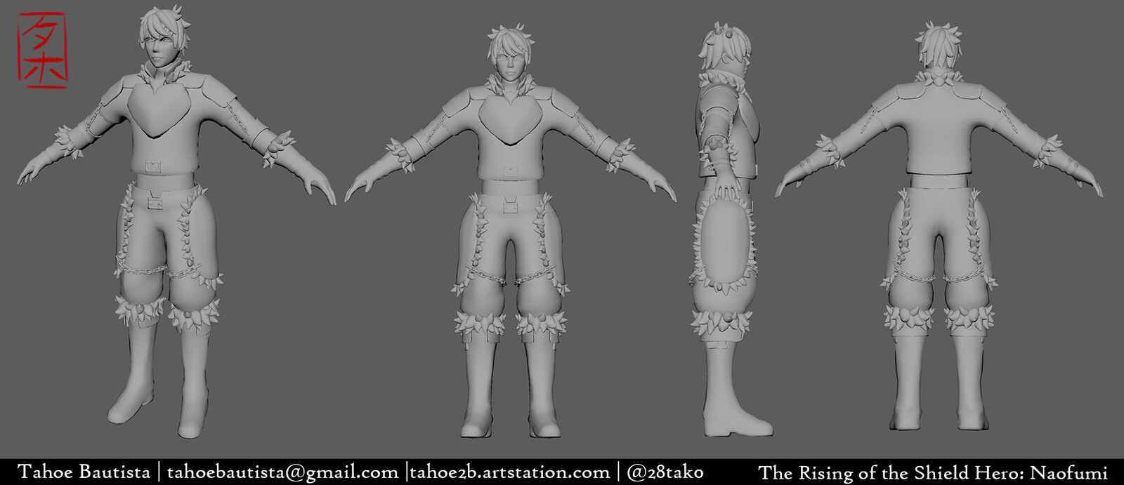 Retopo low poly turnaround