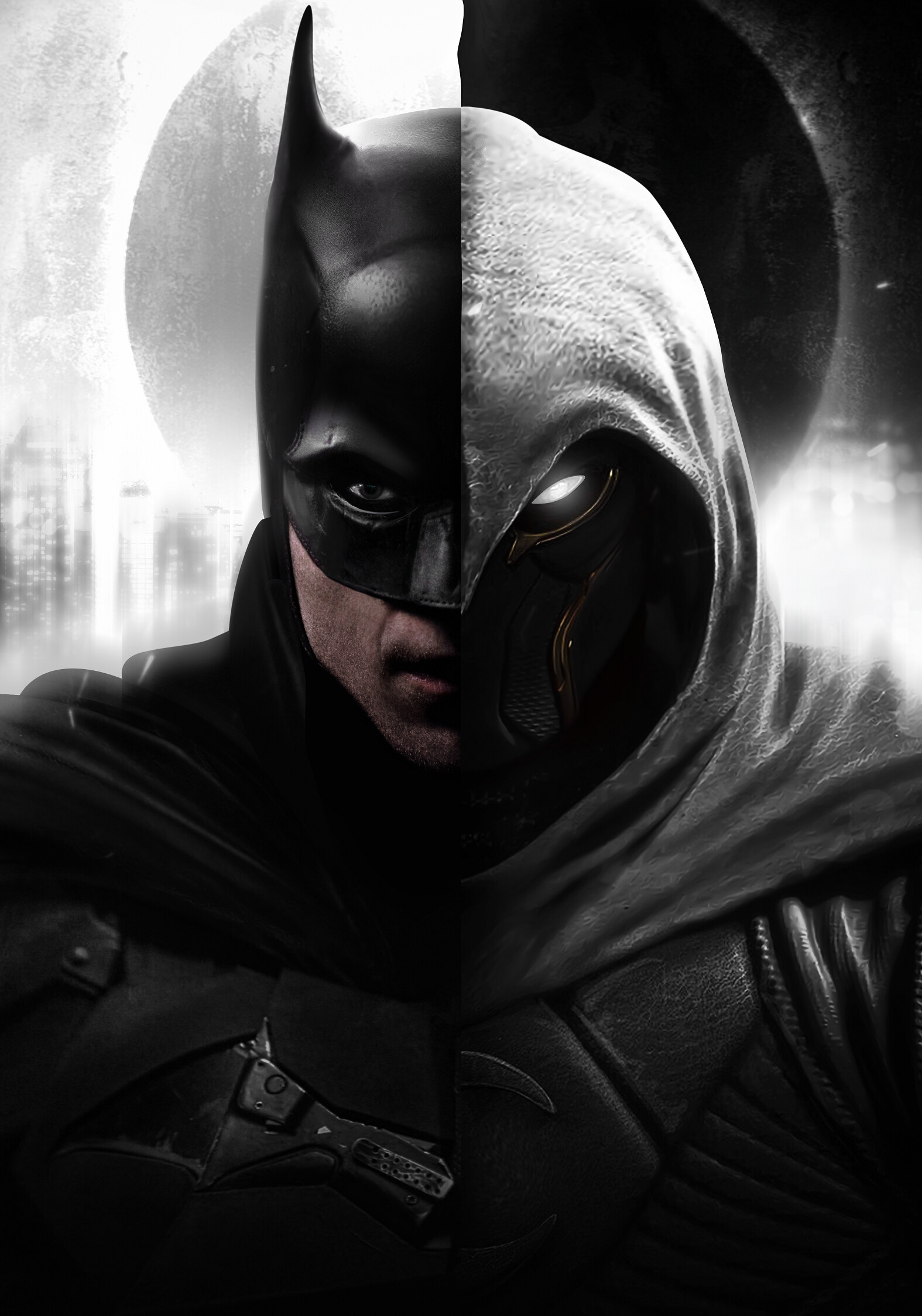 ArtStation - The Batman and Moon Knight