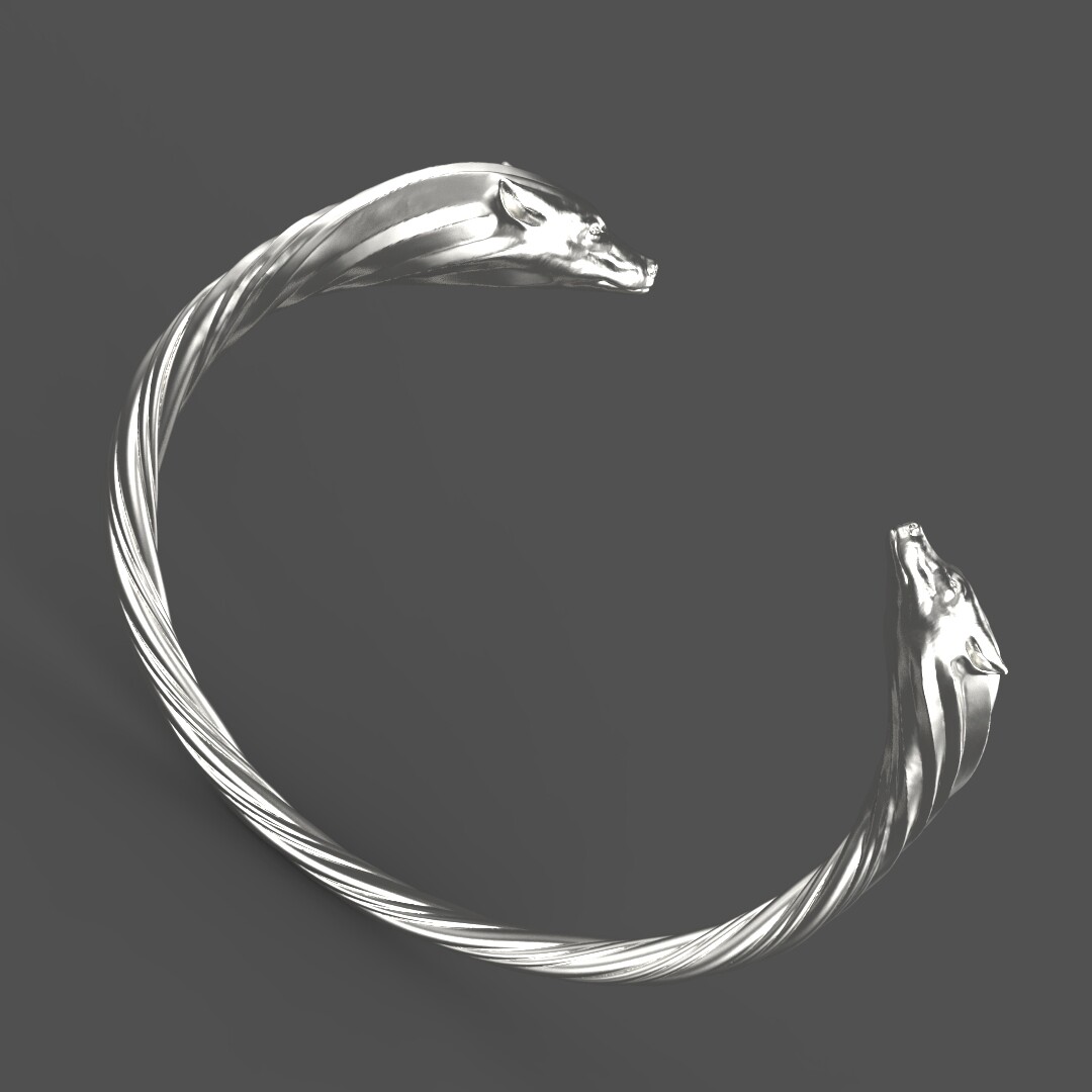 Wolf bracelet